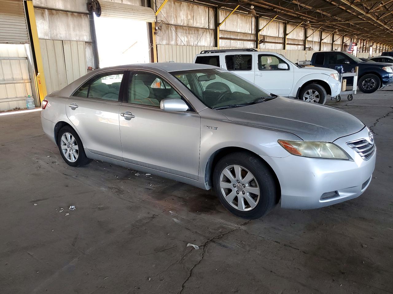 2007 Toyota Camry Hybrid Silver vin: JTNBB46K273023321