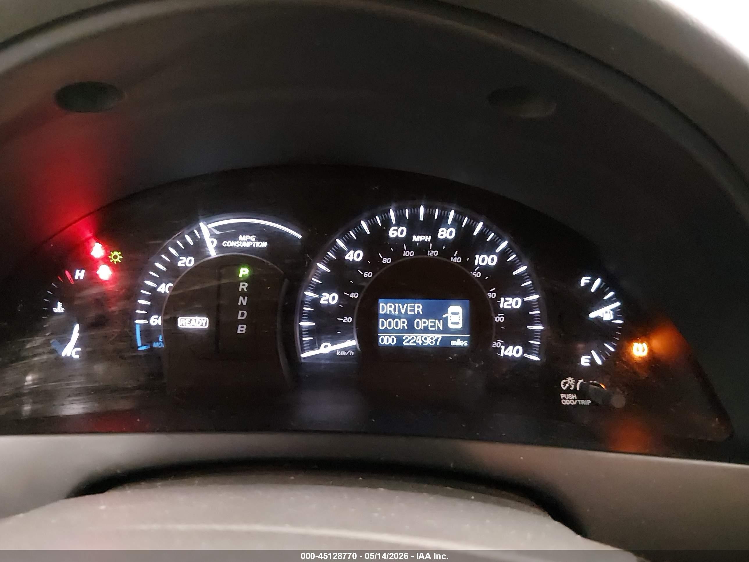 2007 Toyota Camry Hybrid   Gray vin: JTNBB46K273037896
