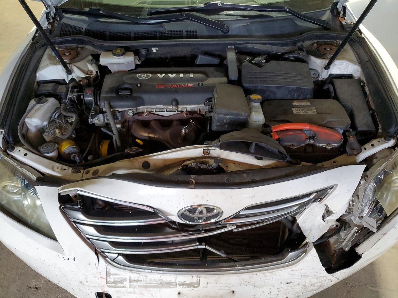 2009 Toyota Camry Hybrid White vin: JTNBB46K293052899