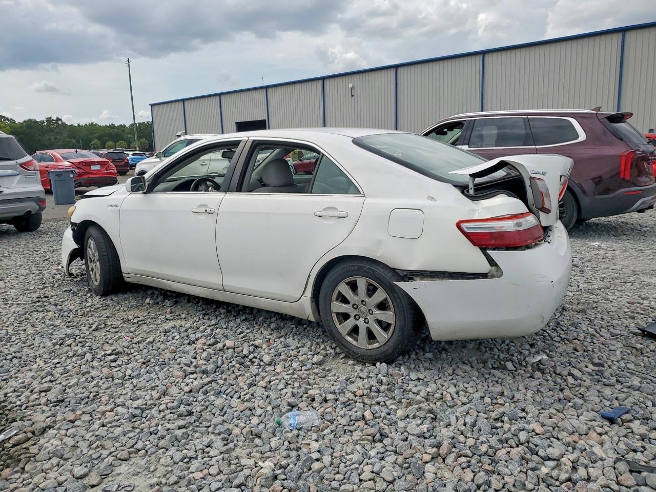 2007 Toyota Camry Hybrid Белый vin: JTNBB46K373011937