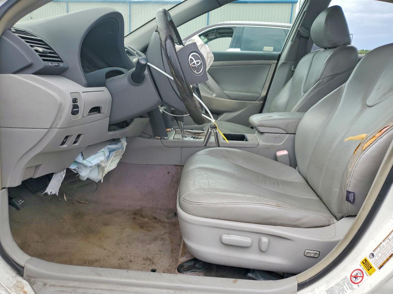 2007 Toyota Camry Hybrid Белый vin: JTNBB46K373011937