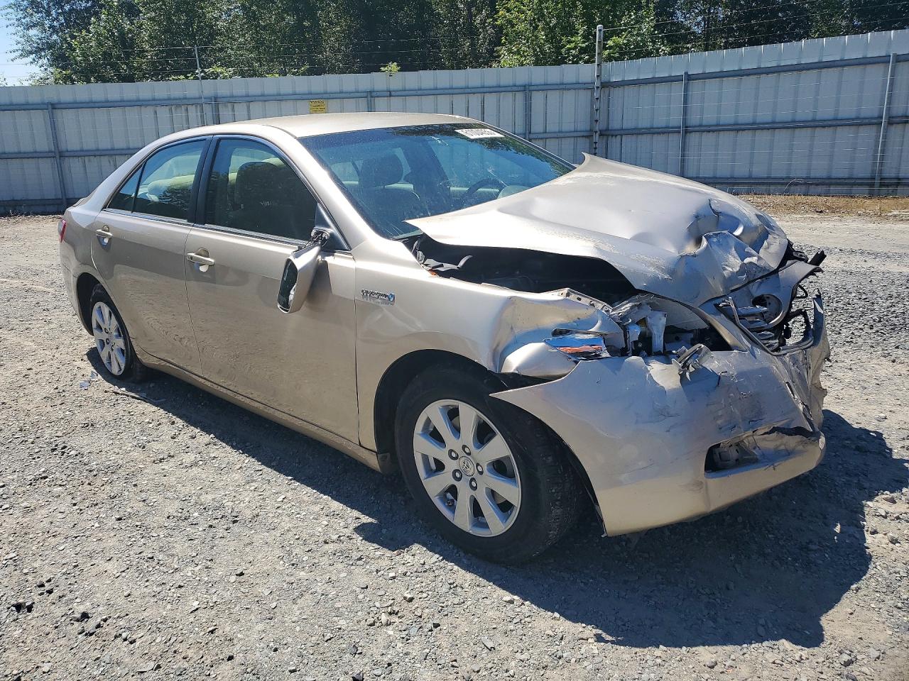 2007 Toyota Camry Hybrid Gold vin: JTNBB46K373016331