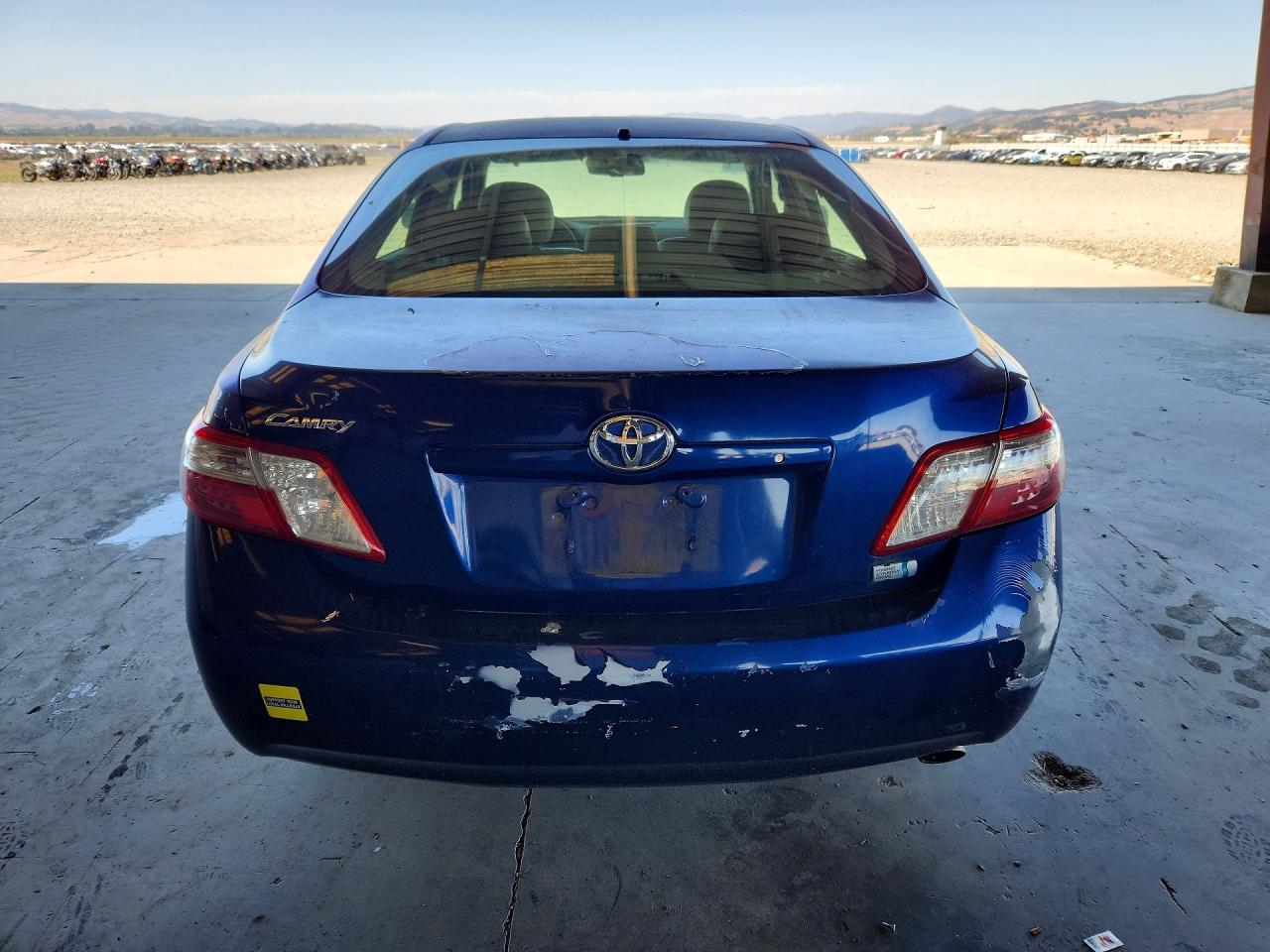 2007 Toyota Camry Hybrid Blue vin: JTNBB46K373018886