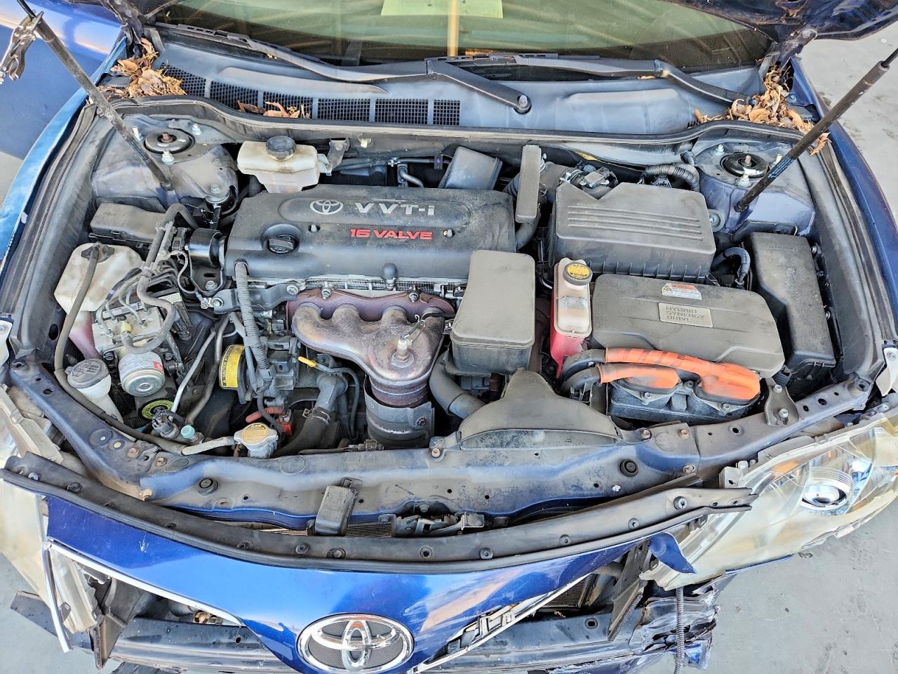 2007 Toyota Camry Hybrid Blue vin: JTNBB46K373018886