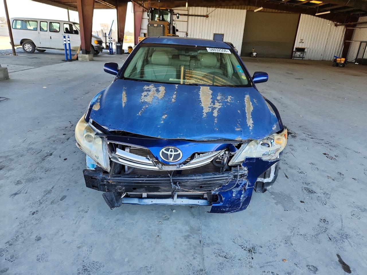 2007 Toyota Camry Hybrid Blue vin: JTNBB46K373018886
