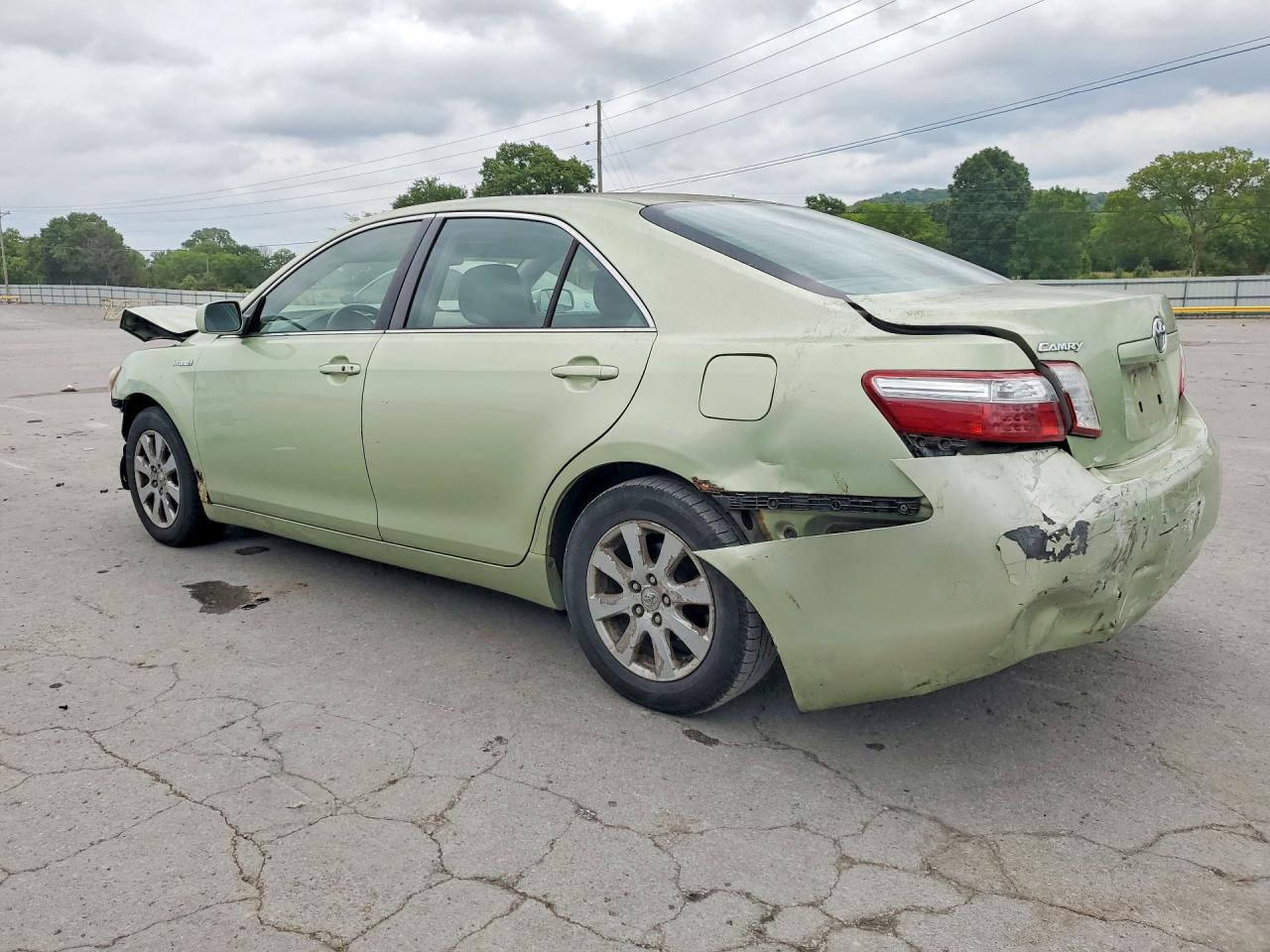 2008 Toyota Camry Hybrid Green vin: JTNBB46K383045717