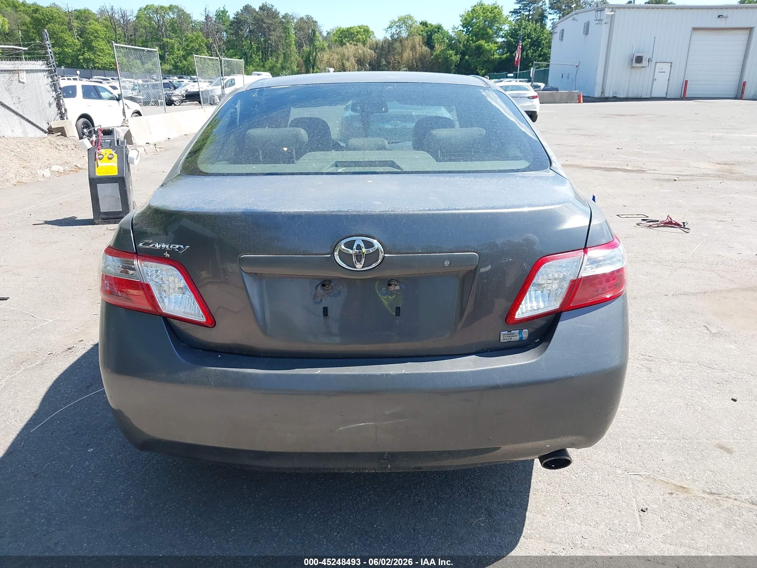 2007 Toyota Camry Hybrid   Серый vin: JTNBB46K473033560
