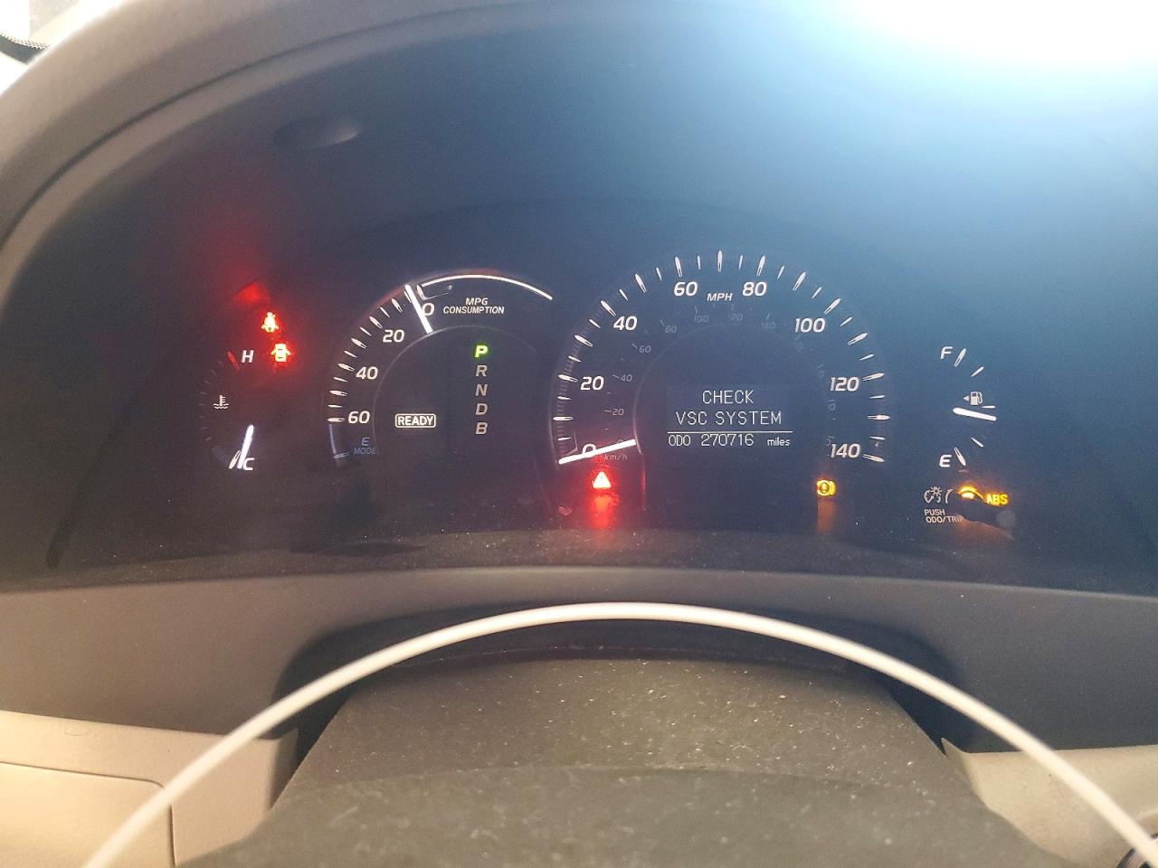 2007 Toyota Camry Hybrid Gray vin: JTNBB46K473033624