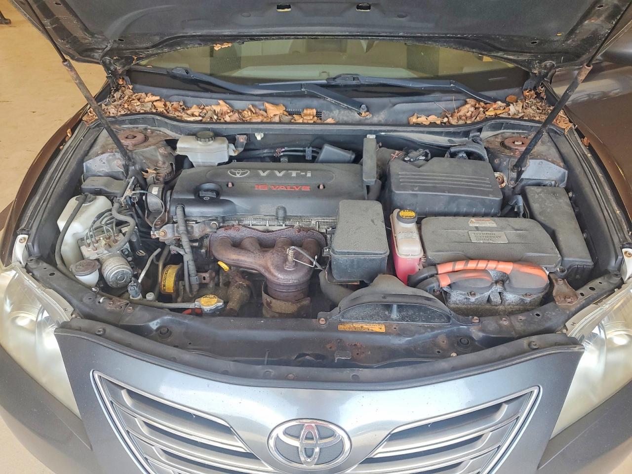 2007 Toyota Camry Hybrid Gray vin: JTNBB46K473033624