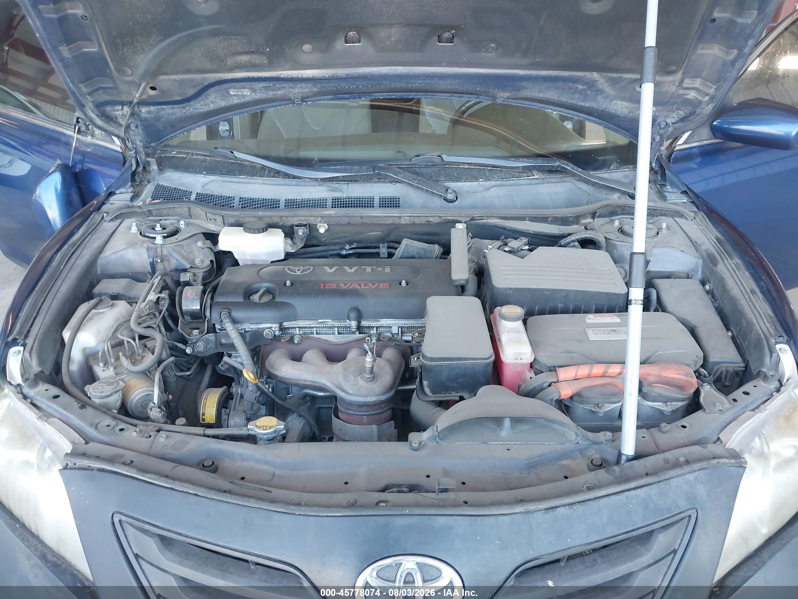 2007 Toyota Camry Hybrid   Blue vin: JTNBB46K473040802