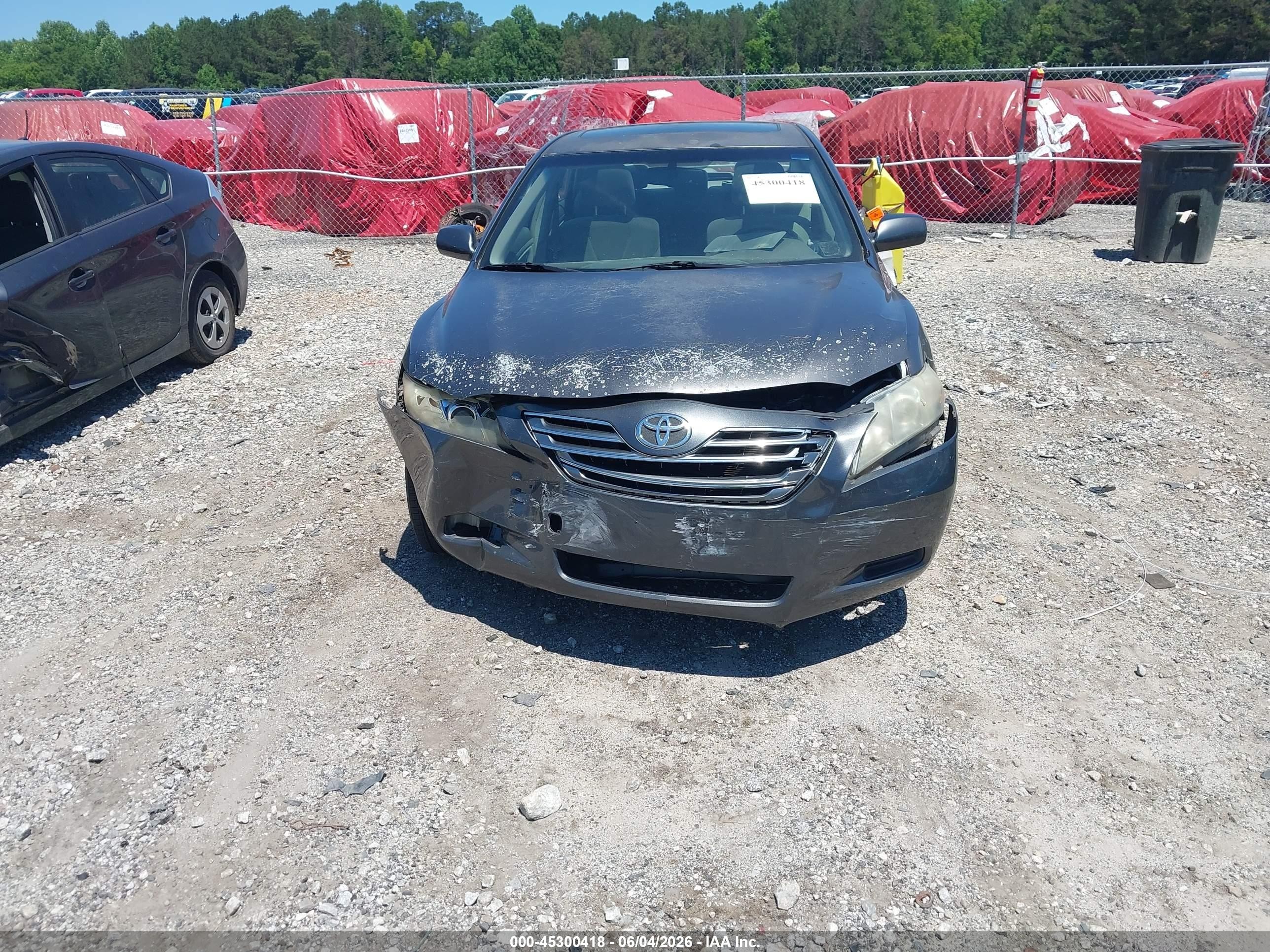 2008 Toyota Camry Hybrid   Gray vin: JTNBB46K483046147