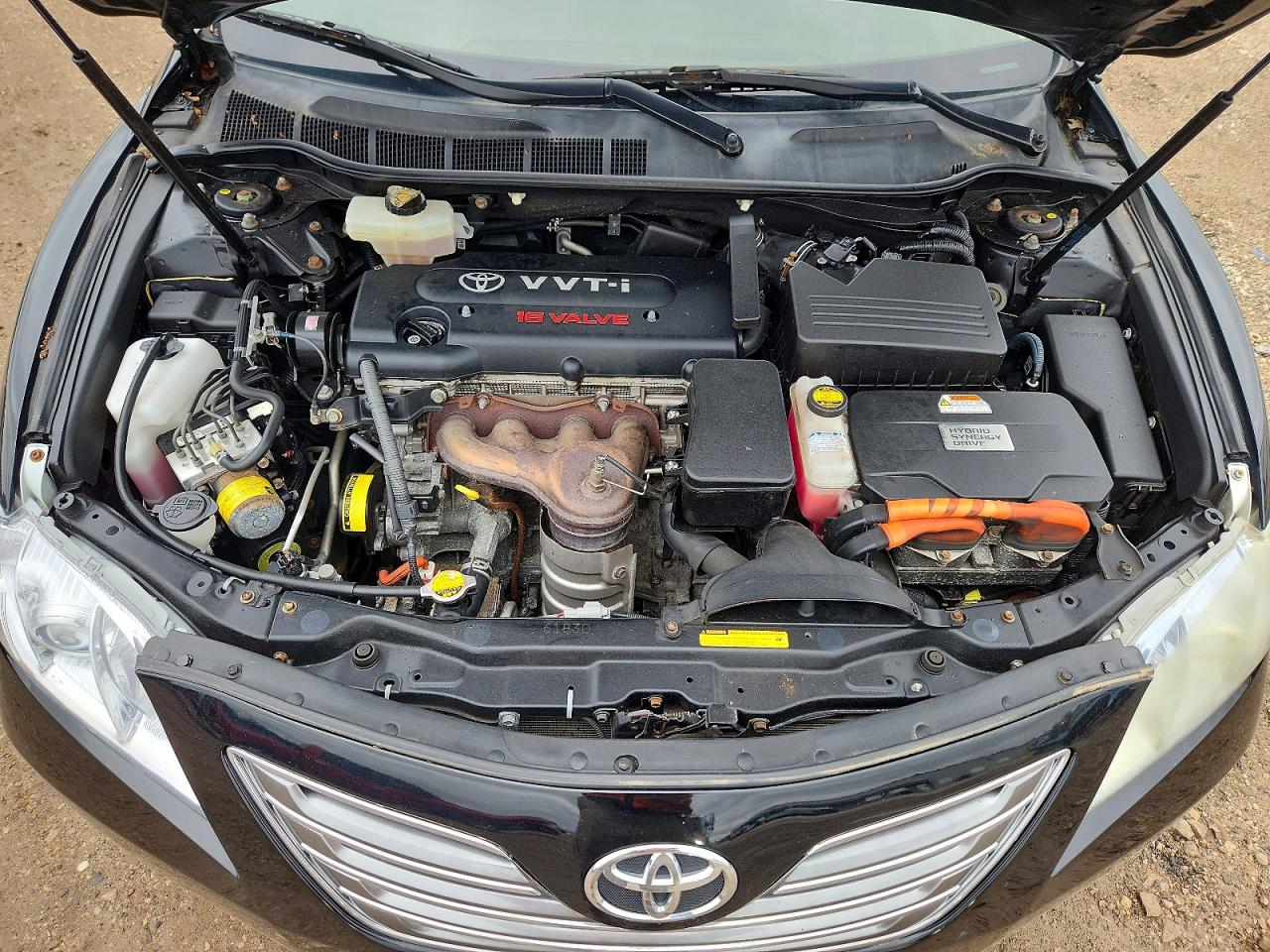 2009 Toyota Camry Hybrid Черный vin: JTNBB46K493051883