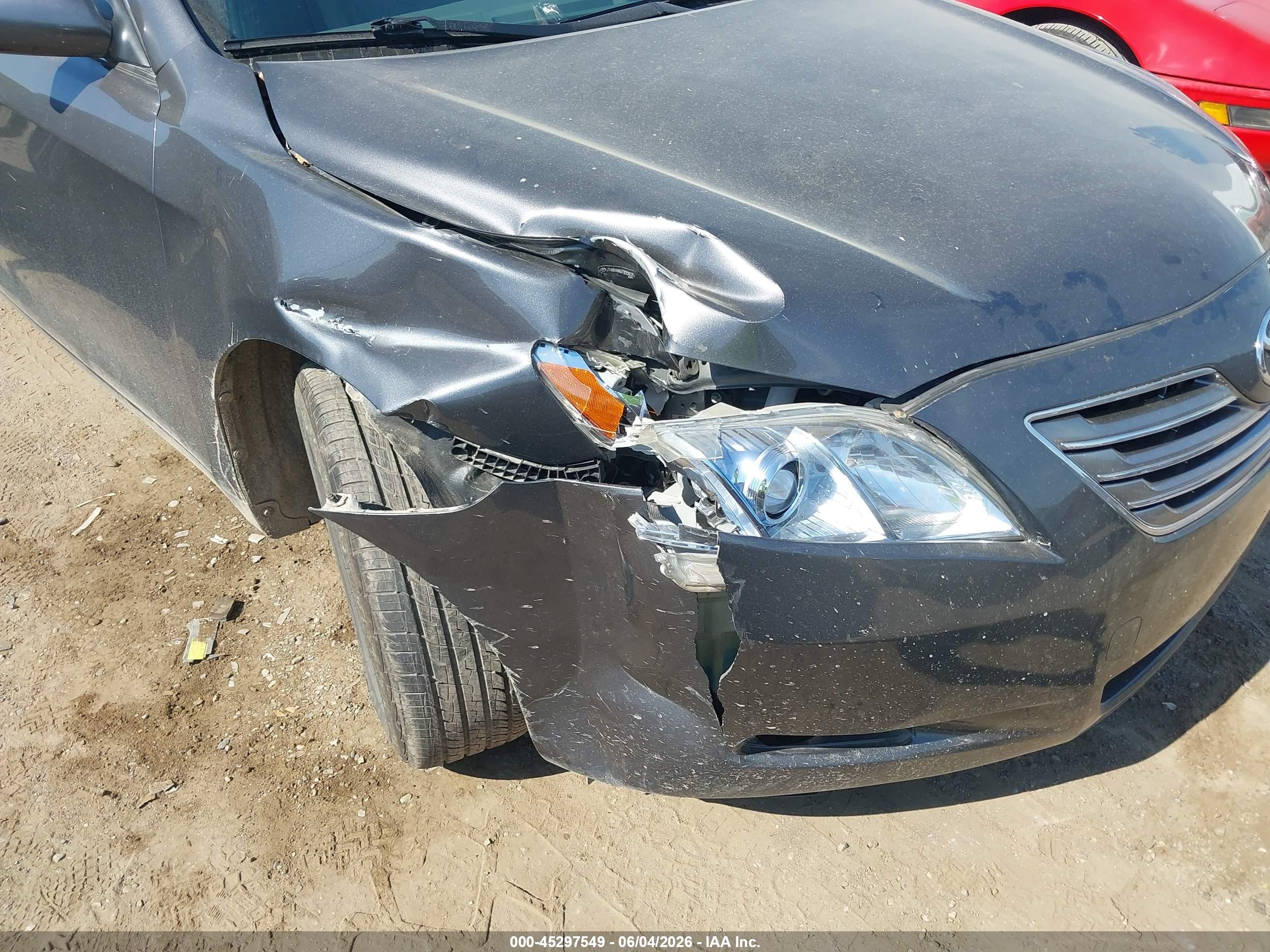 2007 Toyota Camry Hybrid   Gray vin: JTNBB46K673004075