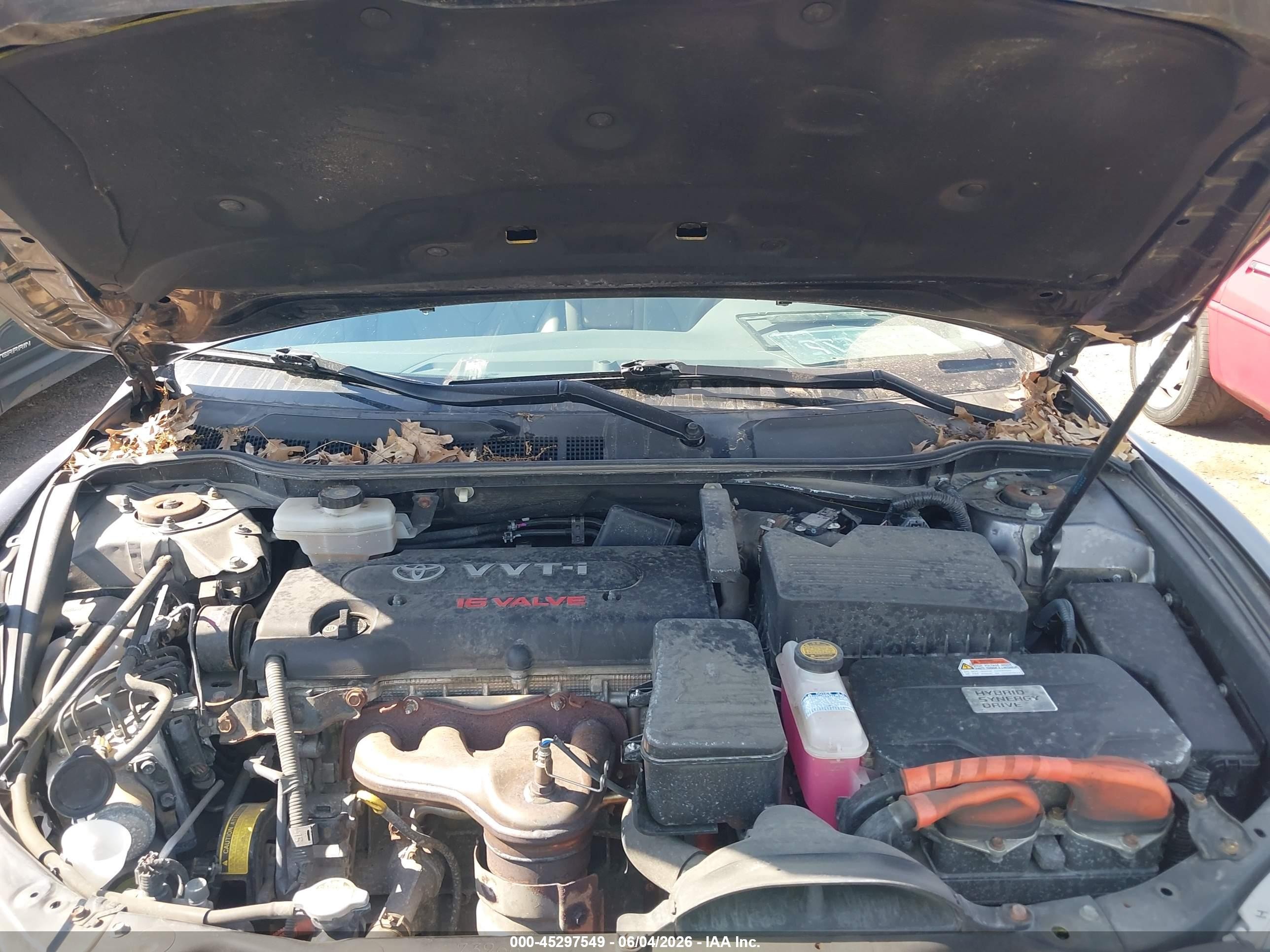 2007 Toyota Camry Hybrid   Gray vin: JTNBB46K673004075