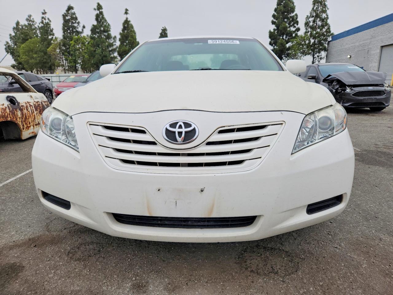 2007 Toyota Camry Hybrid White vin: JTNBB46K673016159