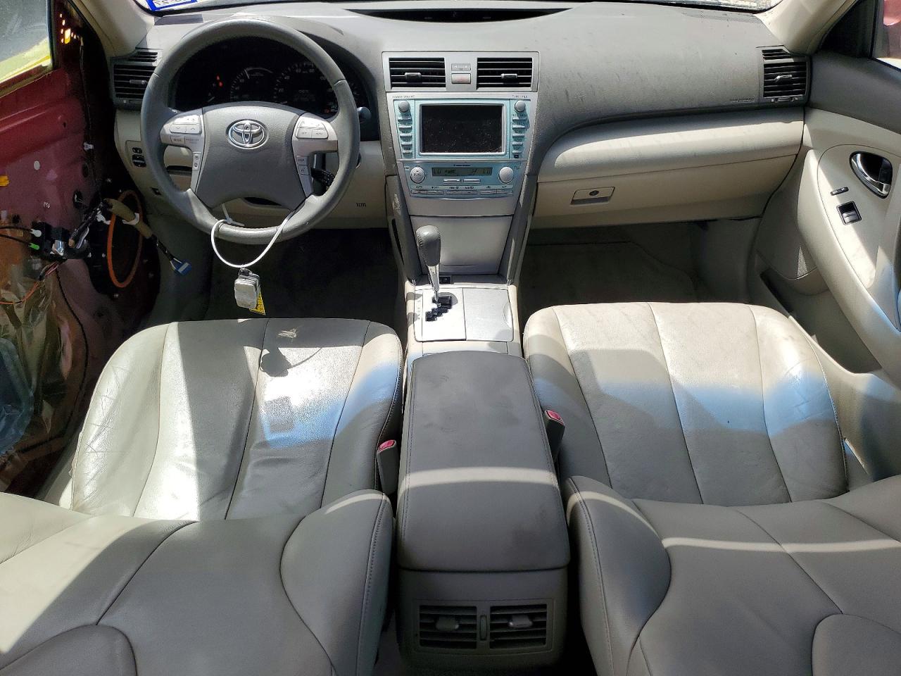 2007 Toyota Camry Hybrid Красный vin: JTNBB46K673033348