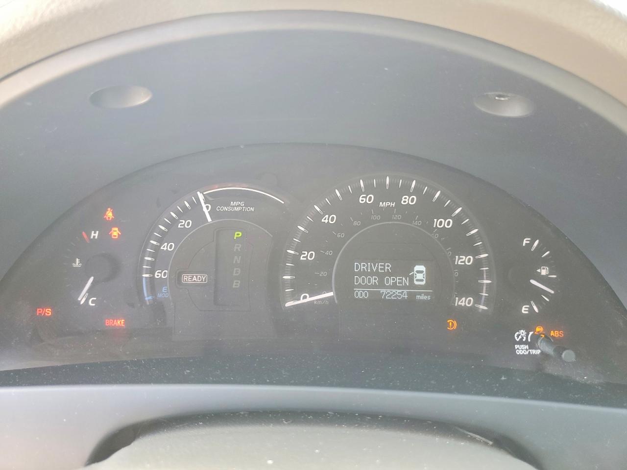 2007 Toyota Camry Hybrid Красный vin: JTNBB46K673033348