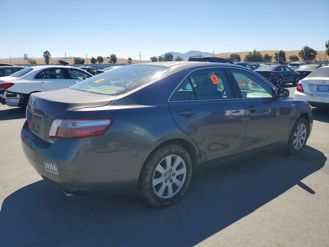 2007 Toyota Camry Hybrid Gray vin: JTNBB46K773002545