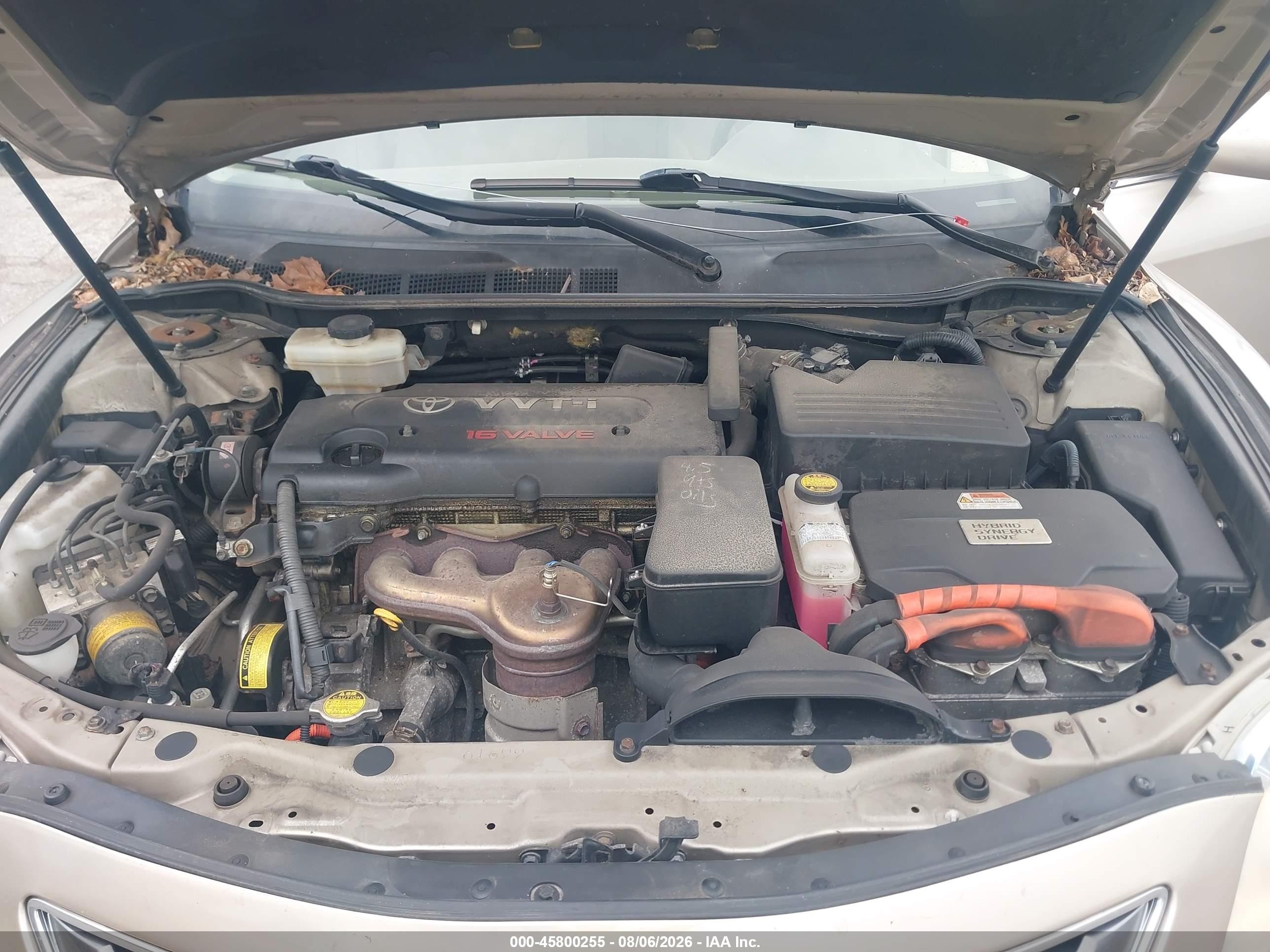 2007 Toyota Camry Hybrid   Tan vin: JTNBB46K773016302