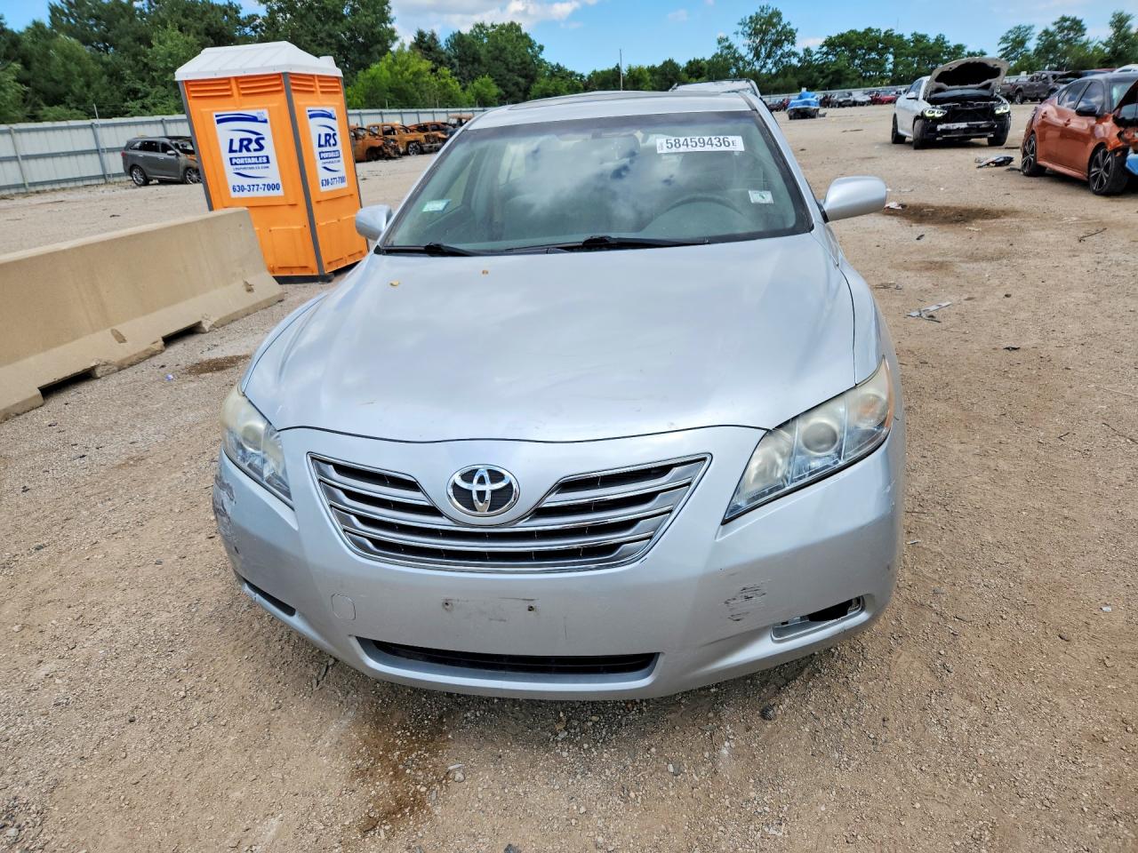 2007 Toyota Camry Hybrid Silver vin: JTNBB46K773022486