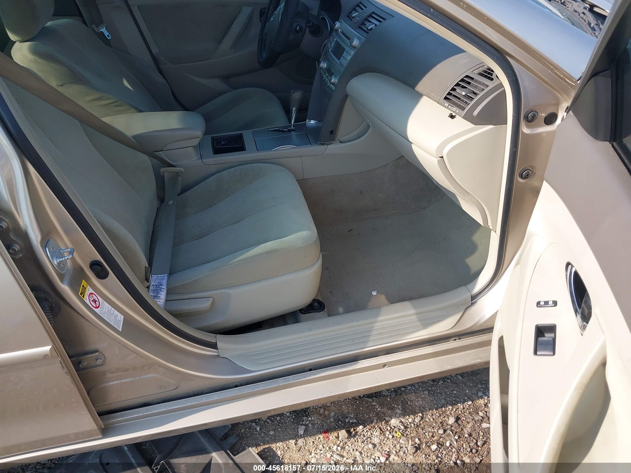 2007 Toyota Camry Hybrid   Tan vin: JTNBB46K773029602