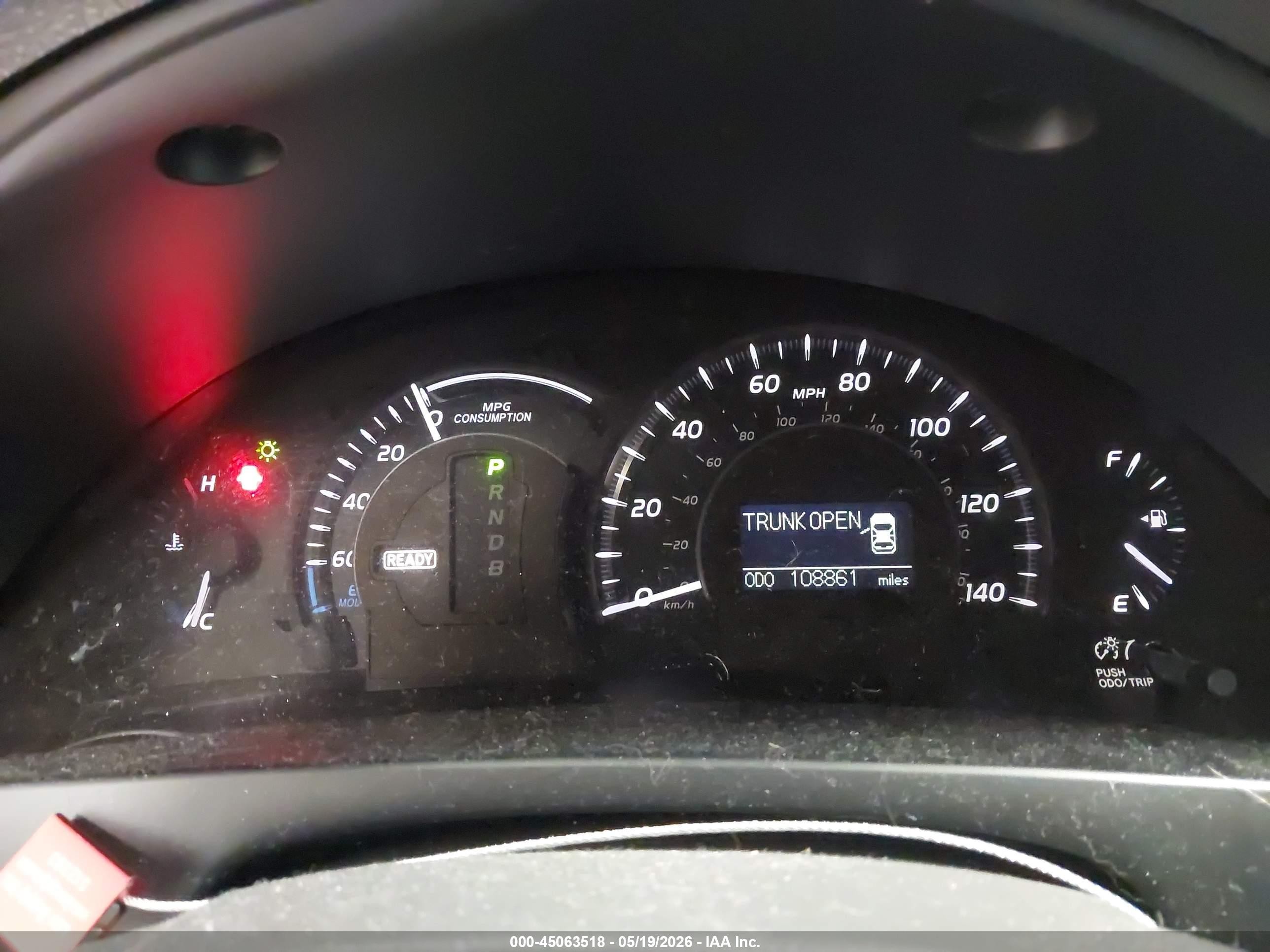2007 Toyota Camry Hybrid   Синий vin: JTNBB46K773032192