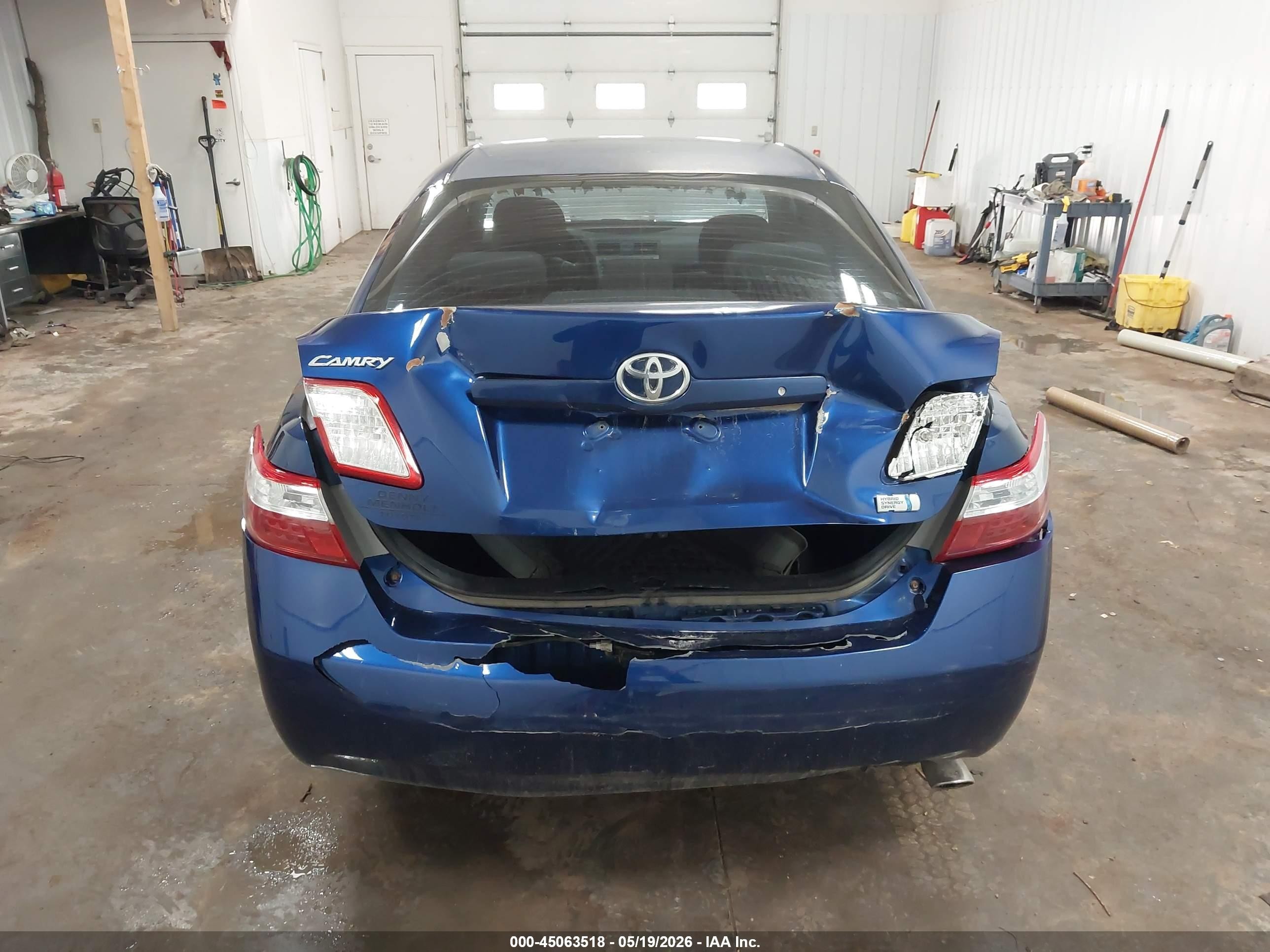 2007 Toyota Camry Hybrid   Синий vin: JTNBB46K773032192