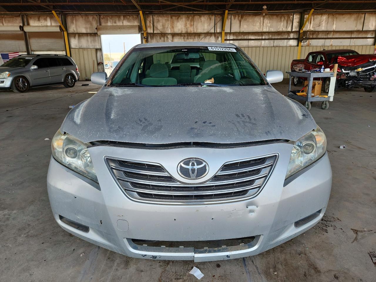 2007 Toyota Camry Hybrid Серебряный vin: JTNBB46K773033696