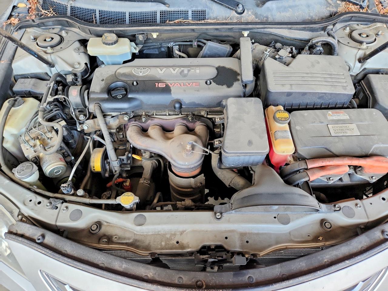 2007 Toyota Camry Hybrid Серебряный vin: JTNBB46K773033696