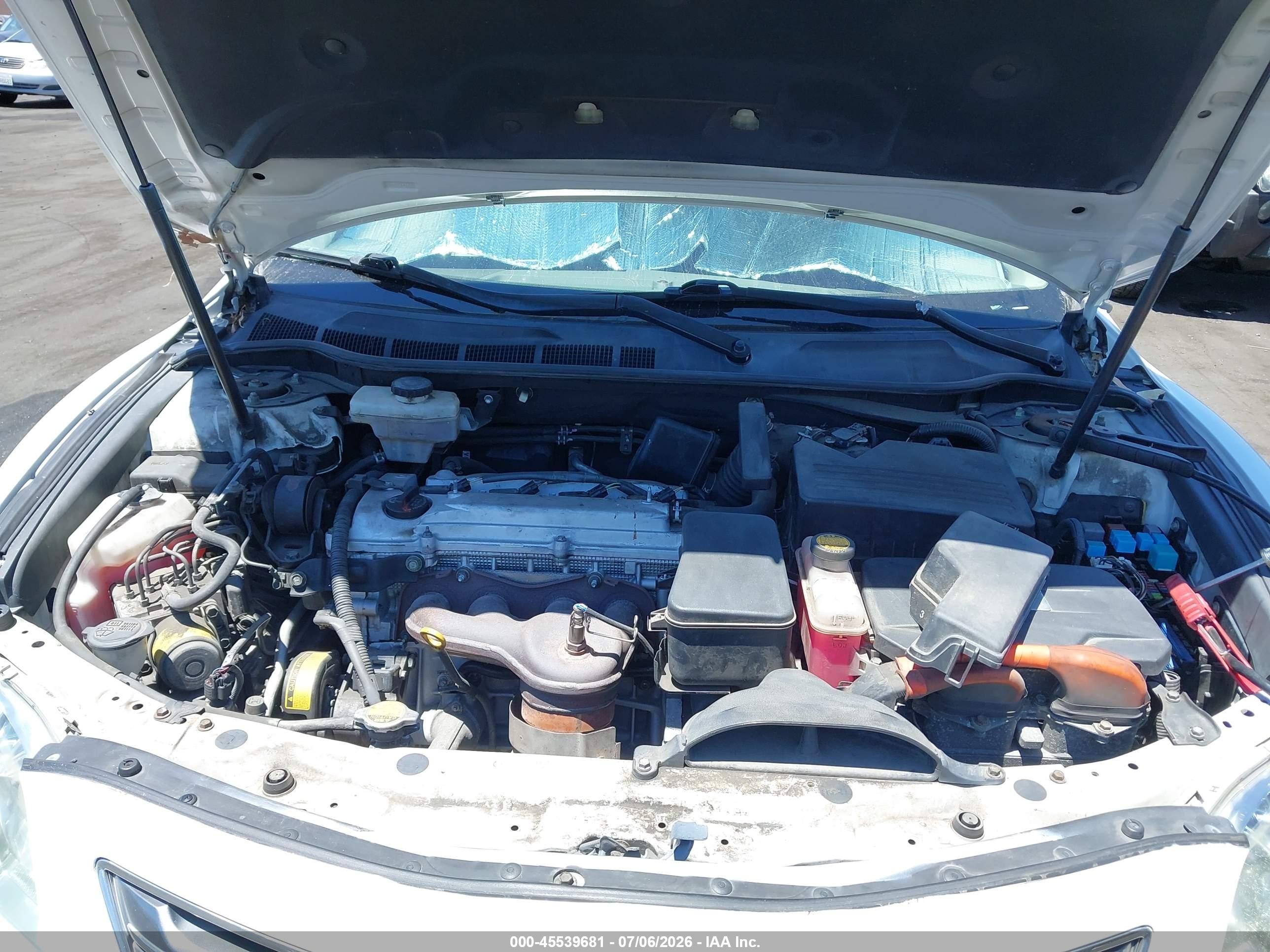 2008 Toyota Camry Hybrid   White vin: JTNBB46K783048930