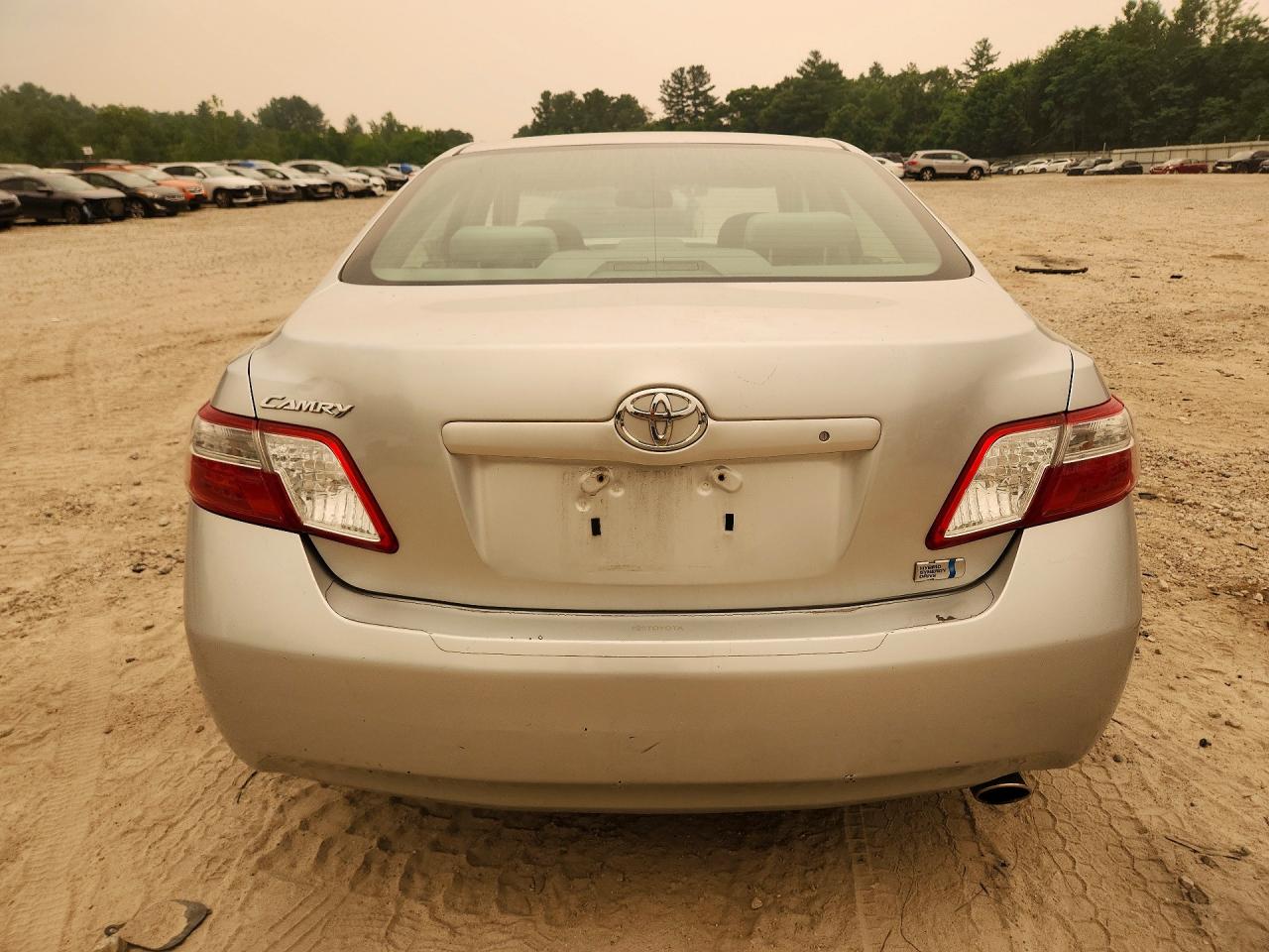 2007 Toyota Camry Hybrid Silver vin: JTNBB46K873009150