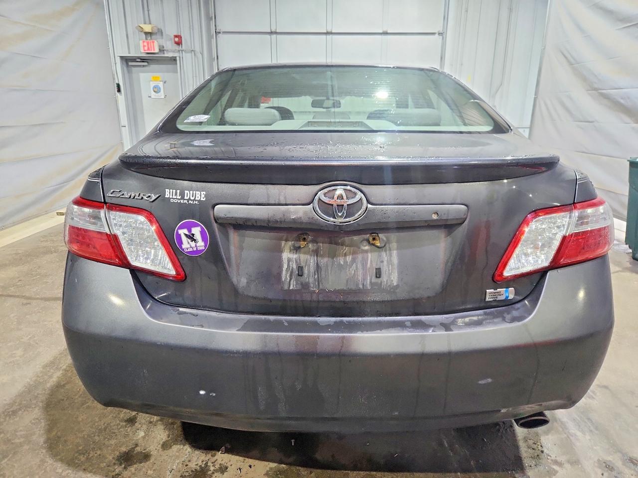 2007 Toyota Camry Hybrid Gray vin: JTNBB46K873016535