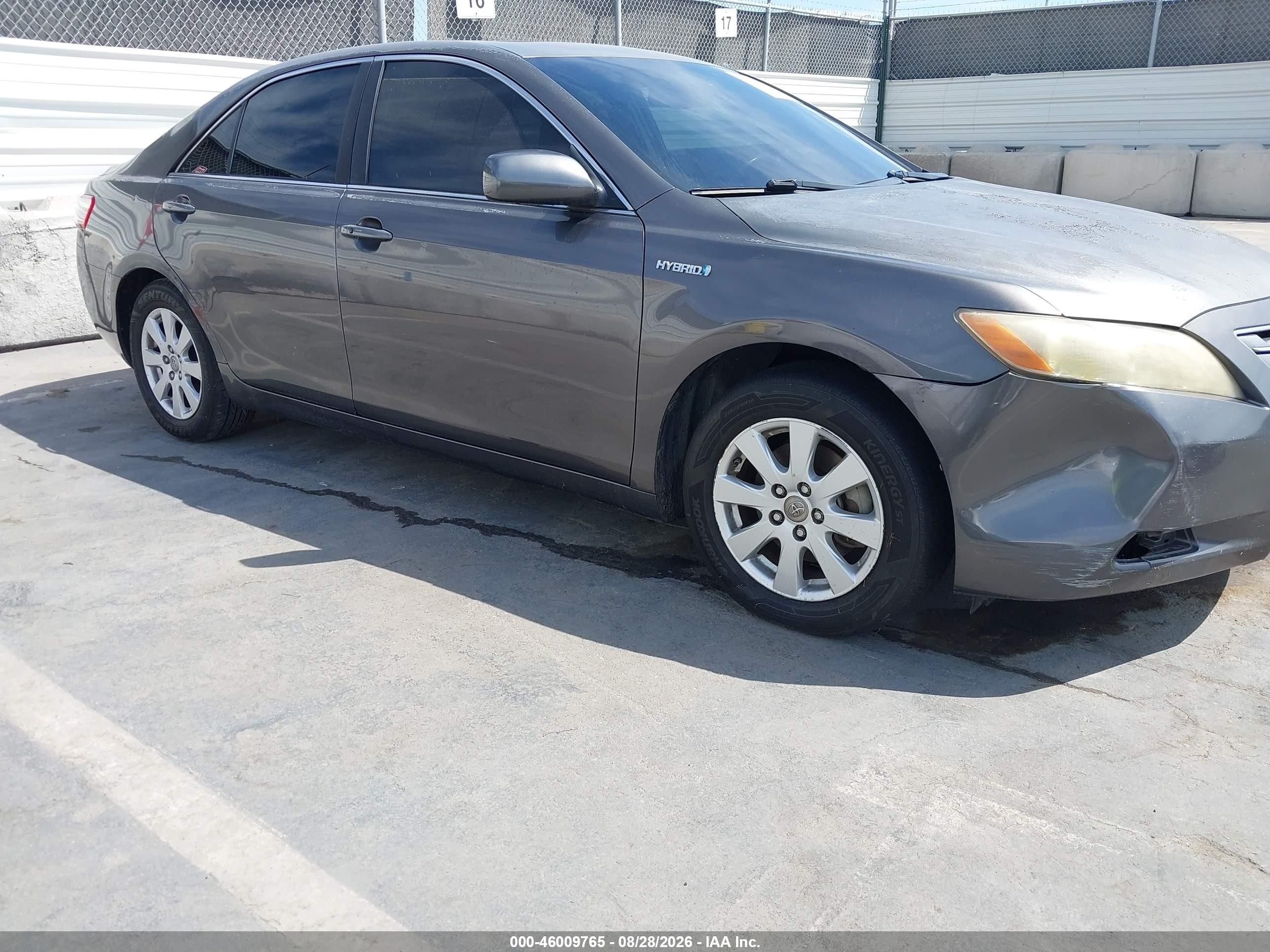 2009 Toyota Camry Hybrid   Серый vin: JTNBB46K893049263