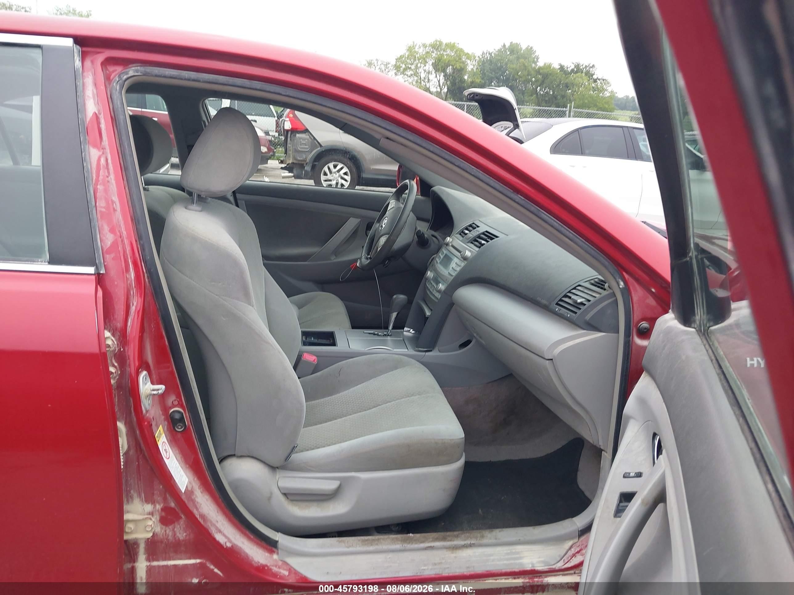 2007 Toyota Camry Hybrid   Red vin: JTNBB46K973003440