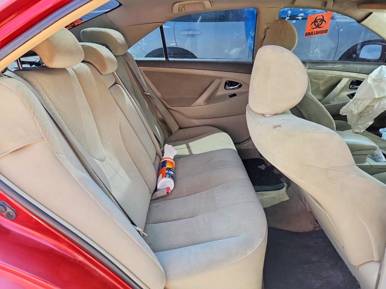 2007 Toyota Camry Hybrid Red vin: JTNBB46K973014115
