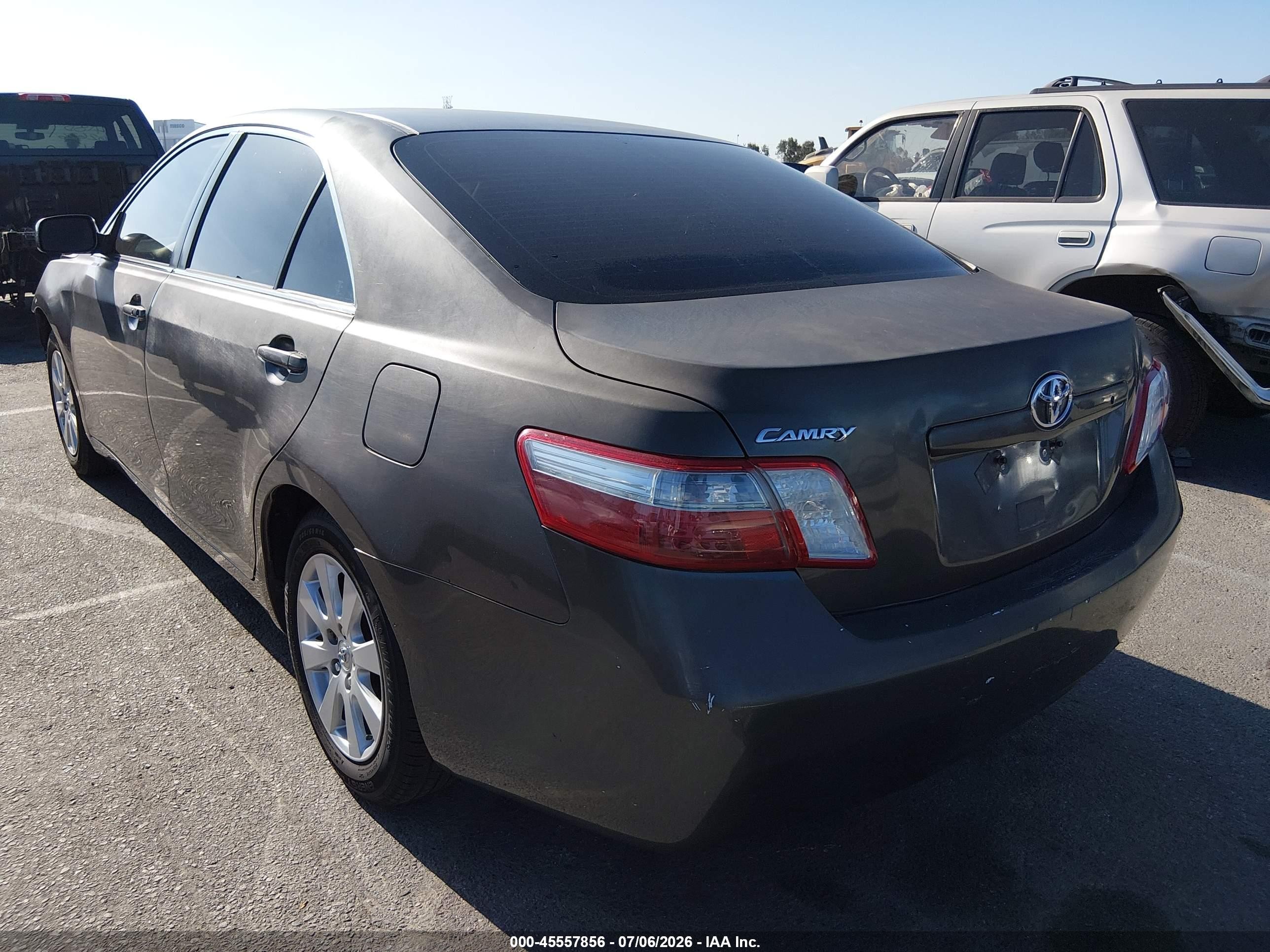 2007 Toyota Camry Hybrid   Gray vin: JTNBB46K973016365
