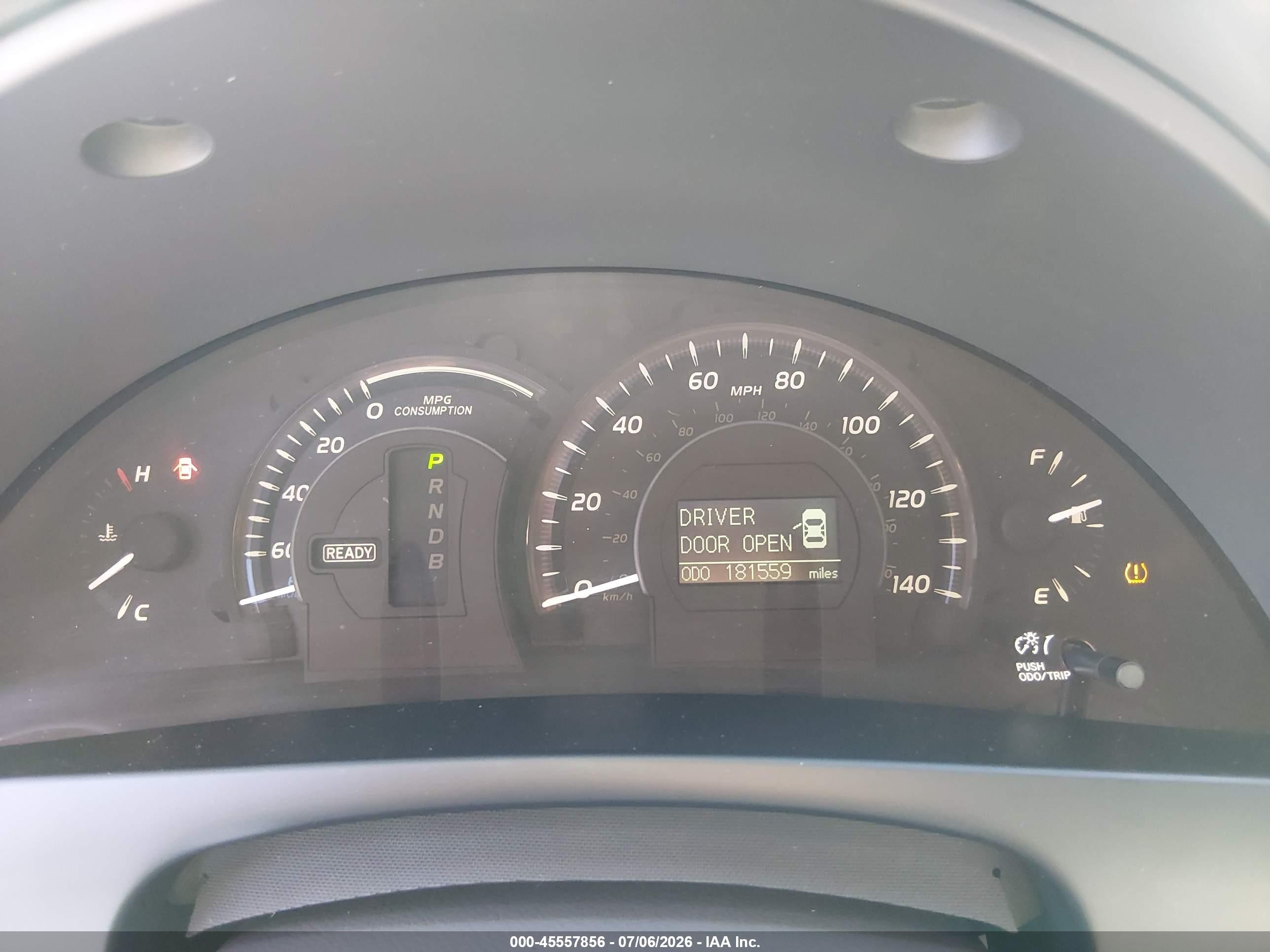 2007 Toyota Camry Hybrid   Gray vin: JTNBB46K973016365