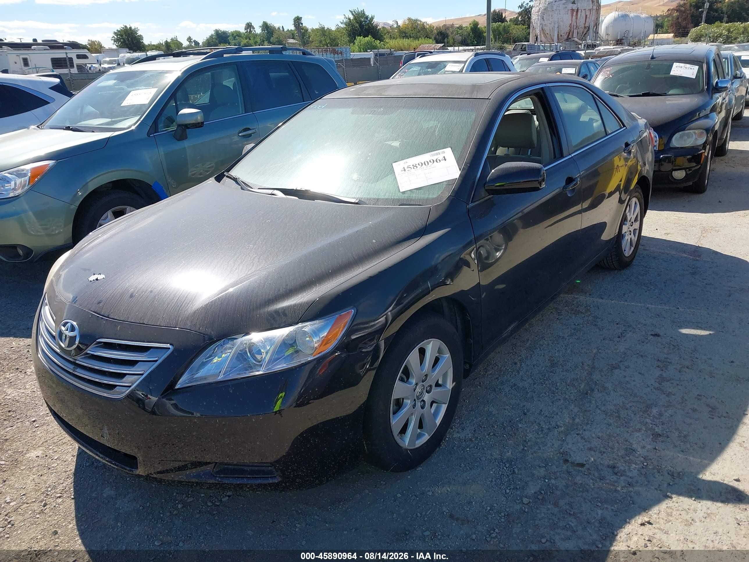 2008 Toyota Camry Hybrid   Серый vin: JTNBB46K983046063