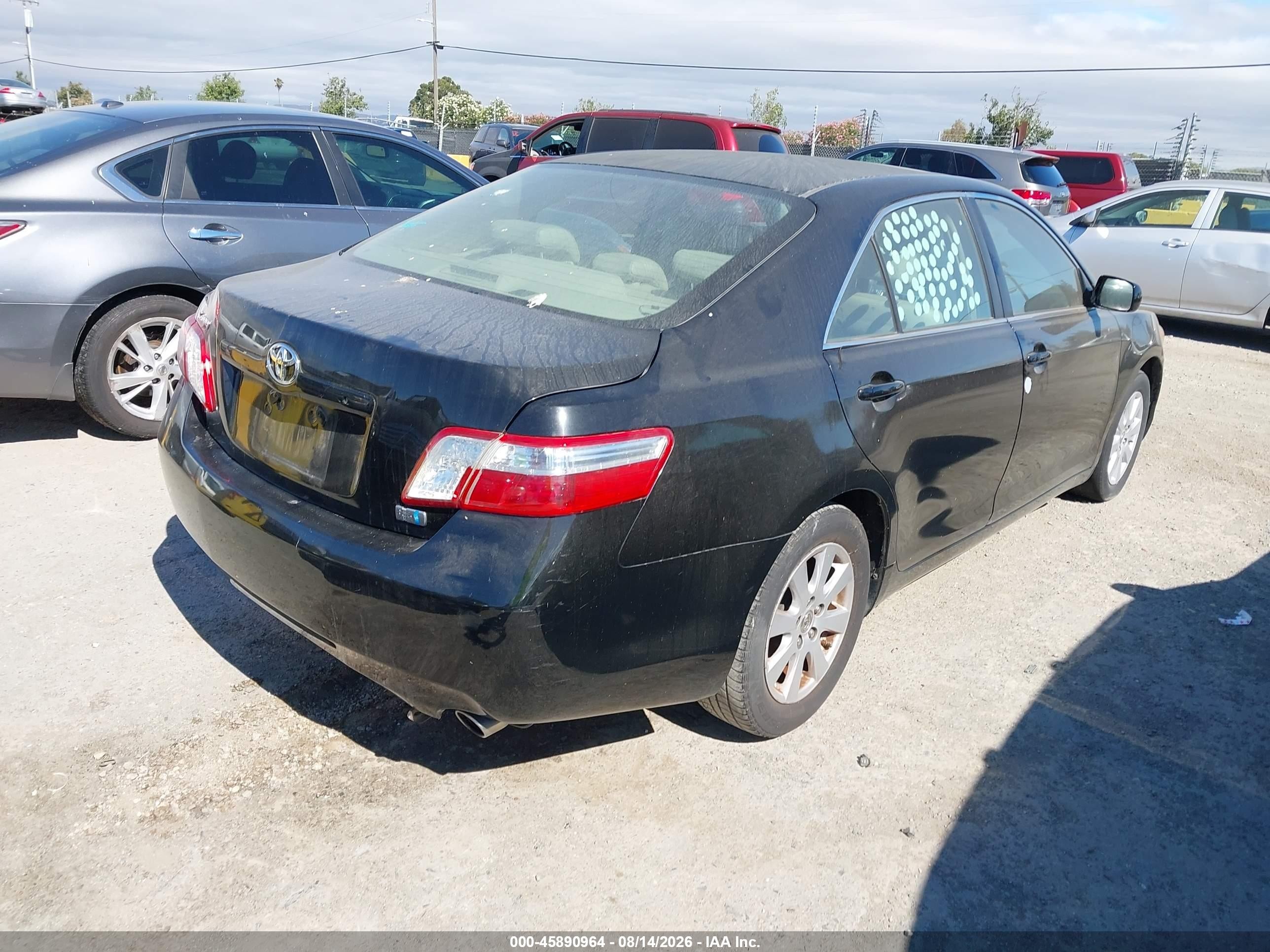 2008 Toyota Camry Hybrid   Серый vin: JTNBB46K983046063
