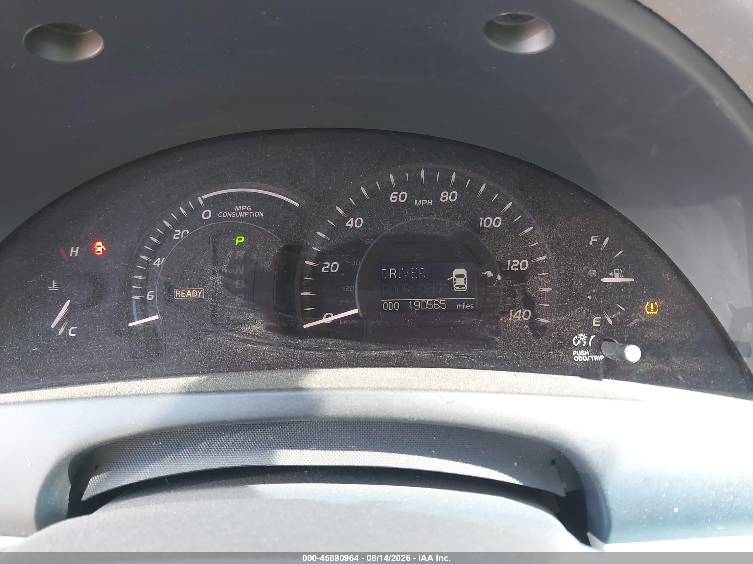 2008 Toyota Camry Hybrid   Серый vin: JTNBB46K983046063