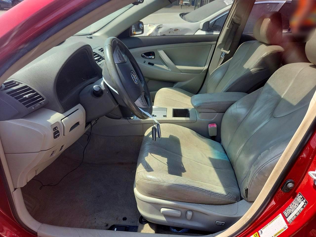 2007 Toyota Camry Hybrid Red vin: JTNBB46KX73001423
