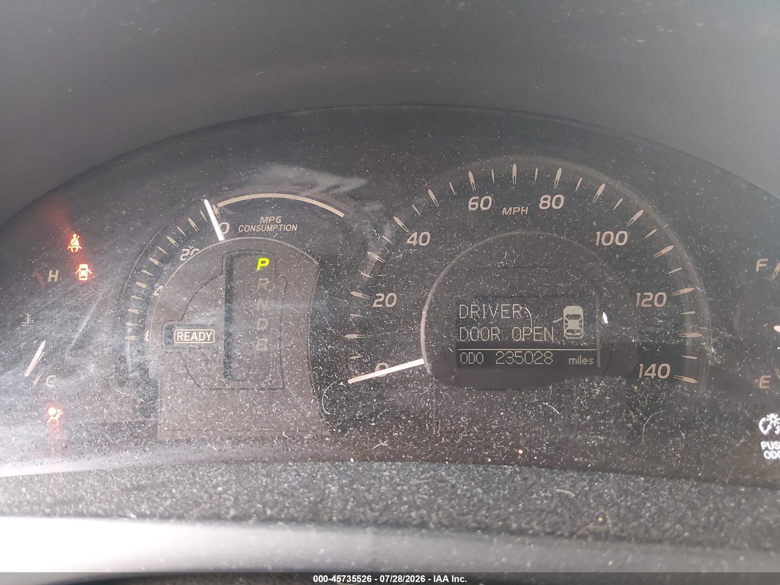 2007 Toyota Camry Hybrid   Blue vin: JTNBB46KX73018917