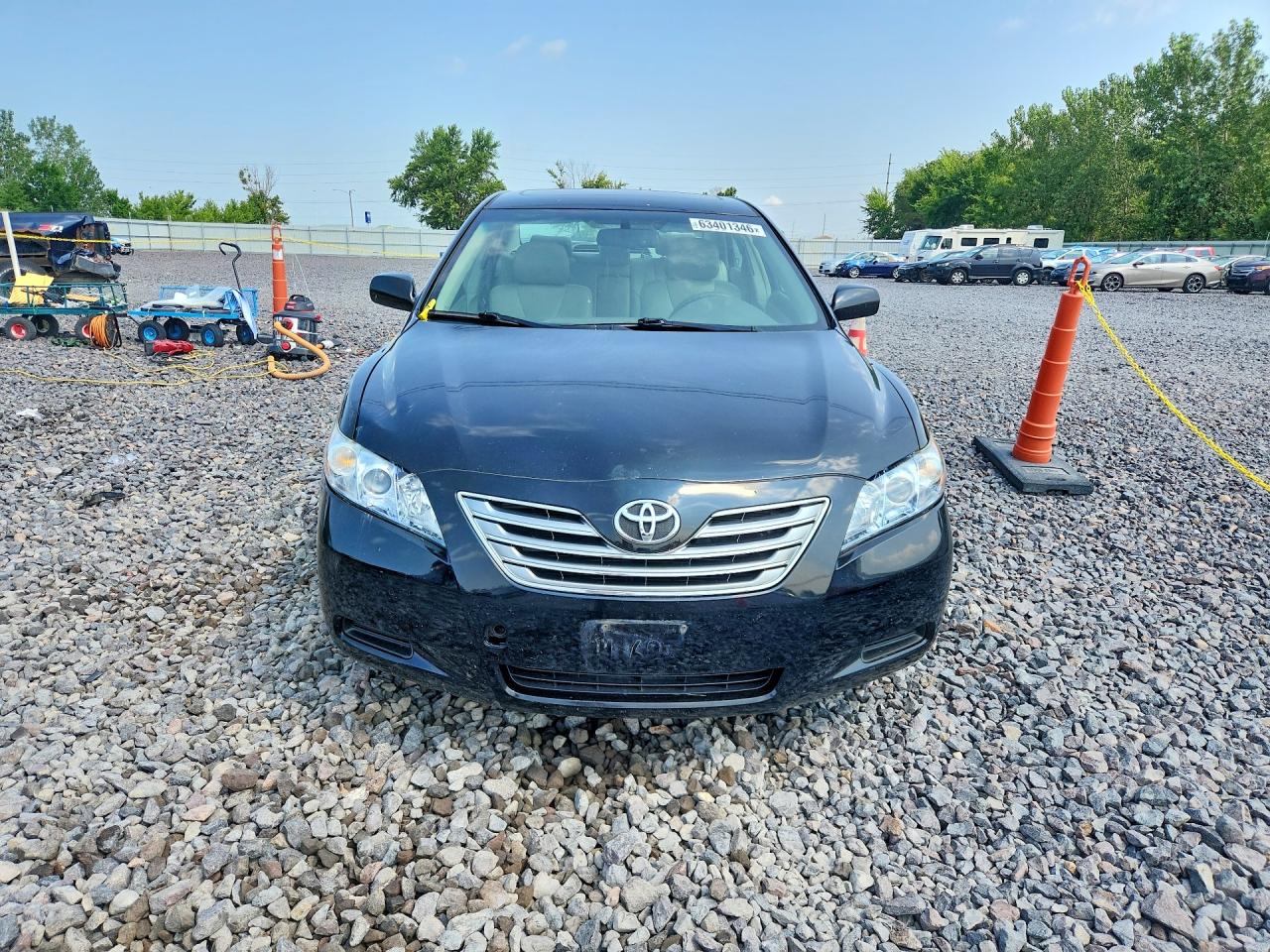 2007 Toyota Camry Hybrid Black vin: JTNBB46KX73025513