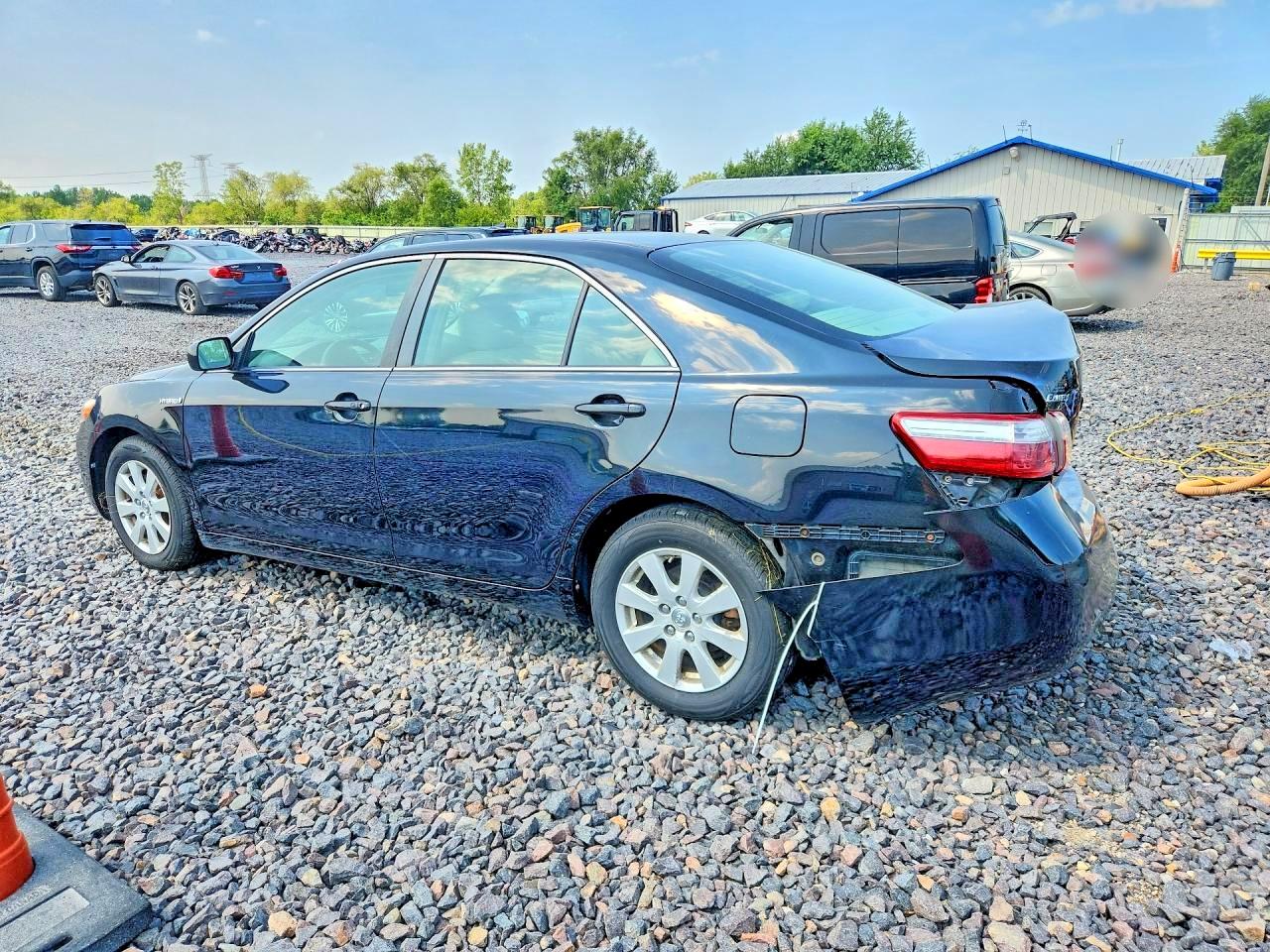 2007 Toyota Camry Hybrid Black vin: JTNBB46KX73025513