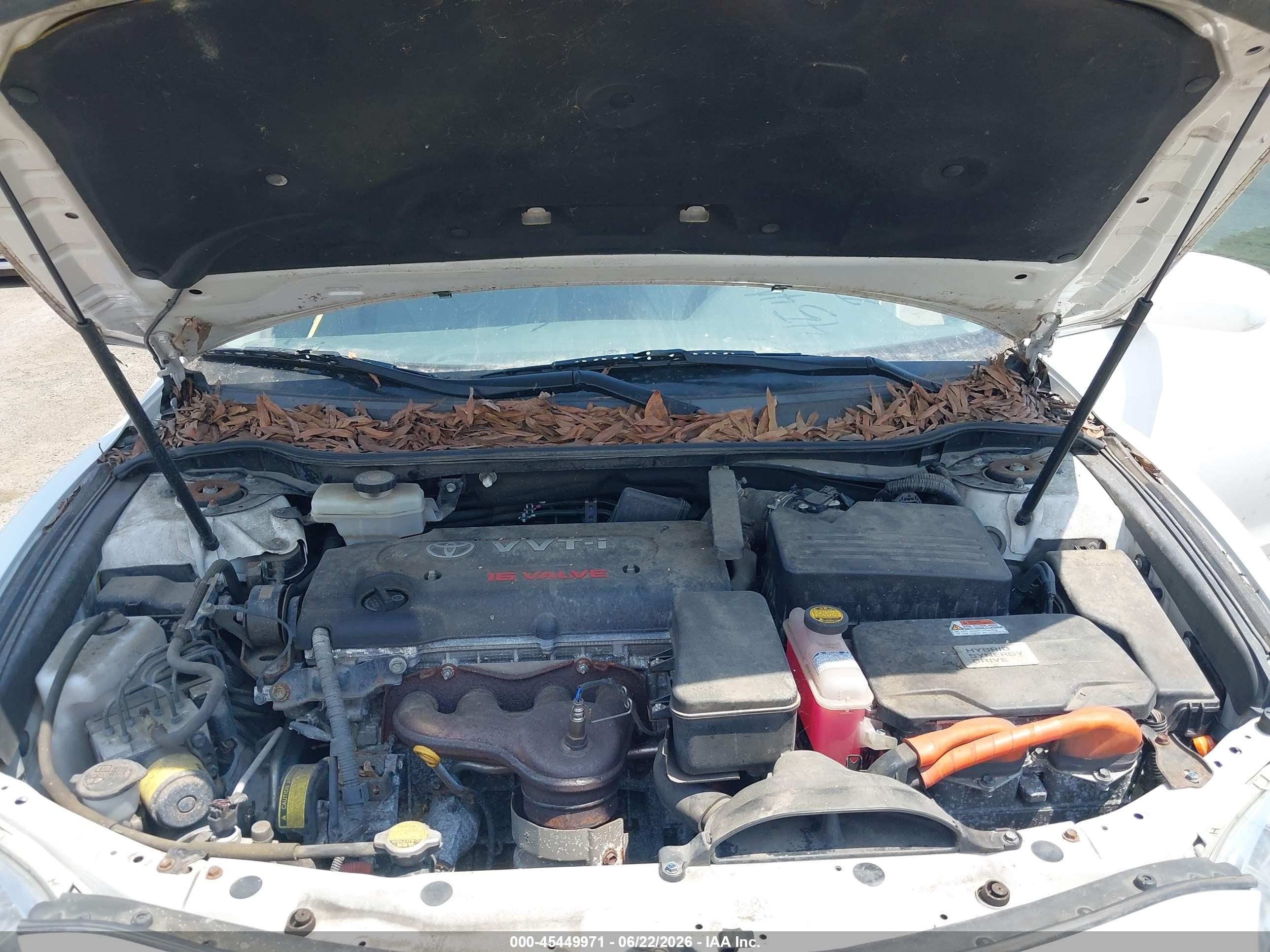 2007 Toyota Camry Hybrid   Белый vin: JTNBB46KX73038844