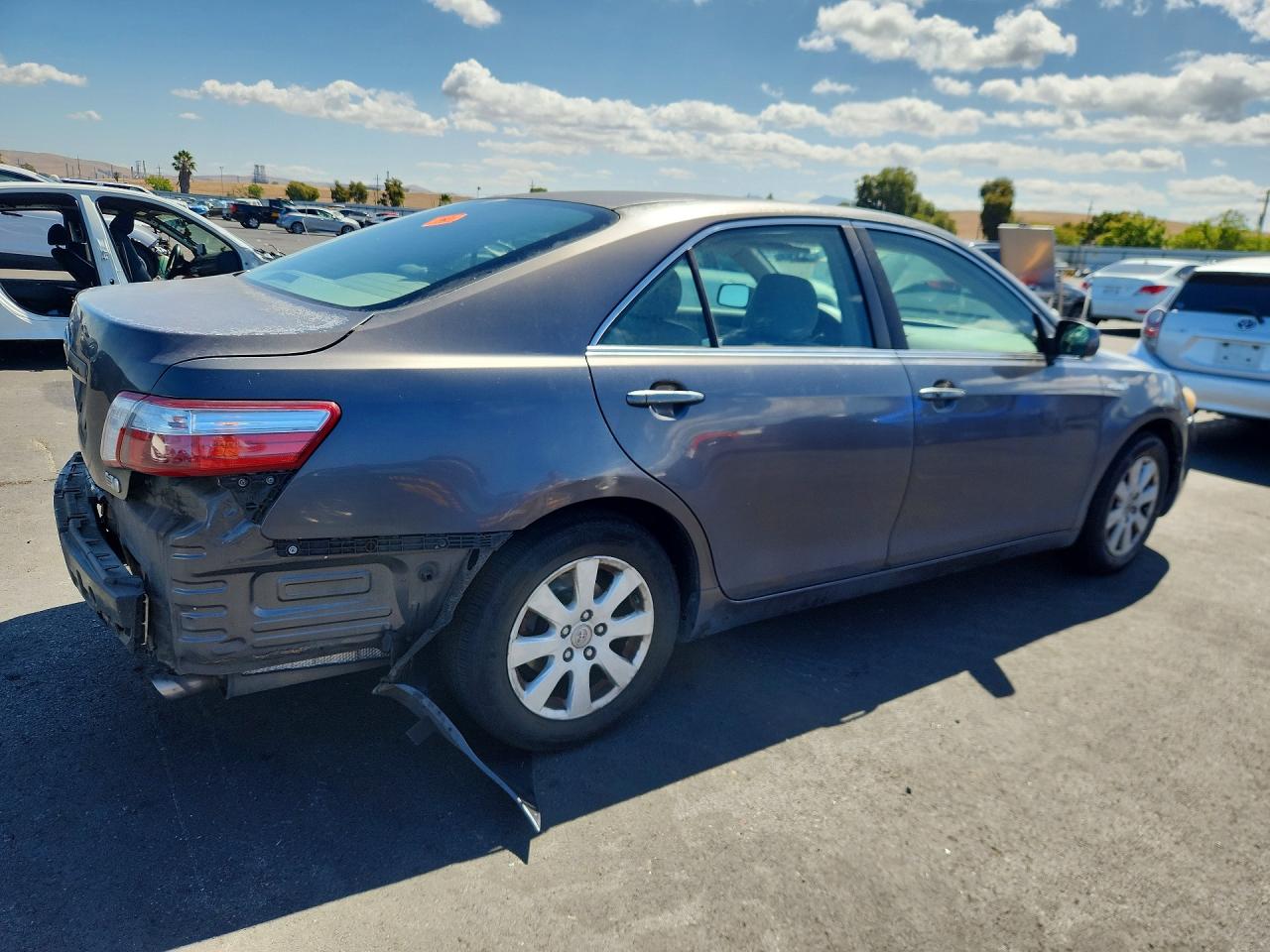 2007 Toyota Camry Hybrid Gray vin: JTNBB46KX73039203