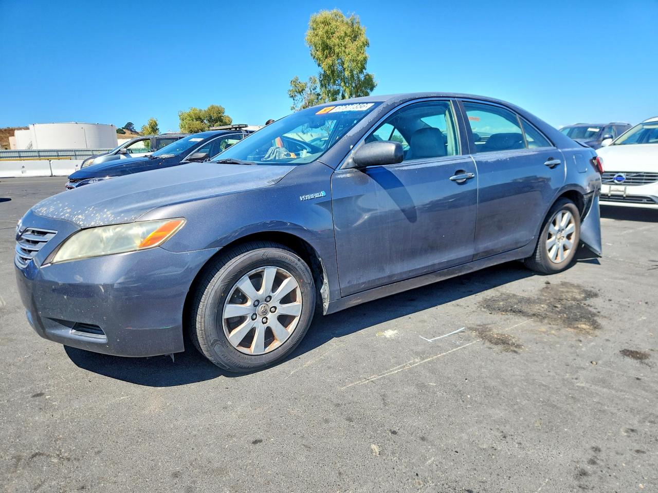 2007 Toyota Camry Hybrid Gray vin: JTNBB46KX73039203