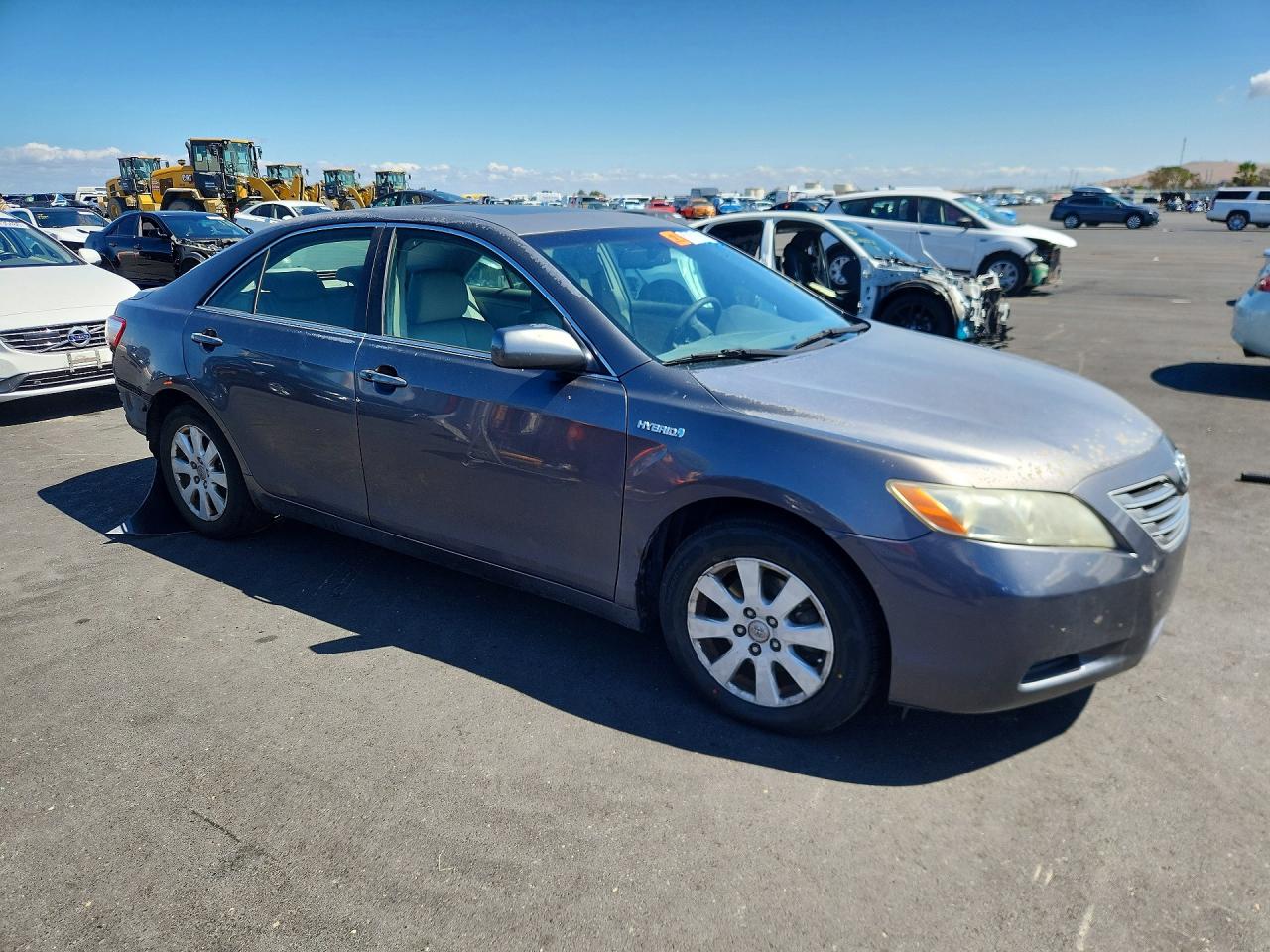 2007 Toyota Camry Hybrid Gray vin: JTNBB46KX73039203
