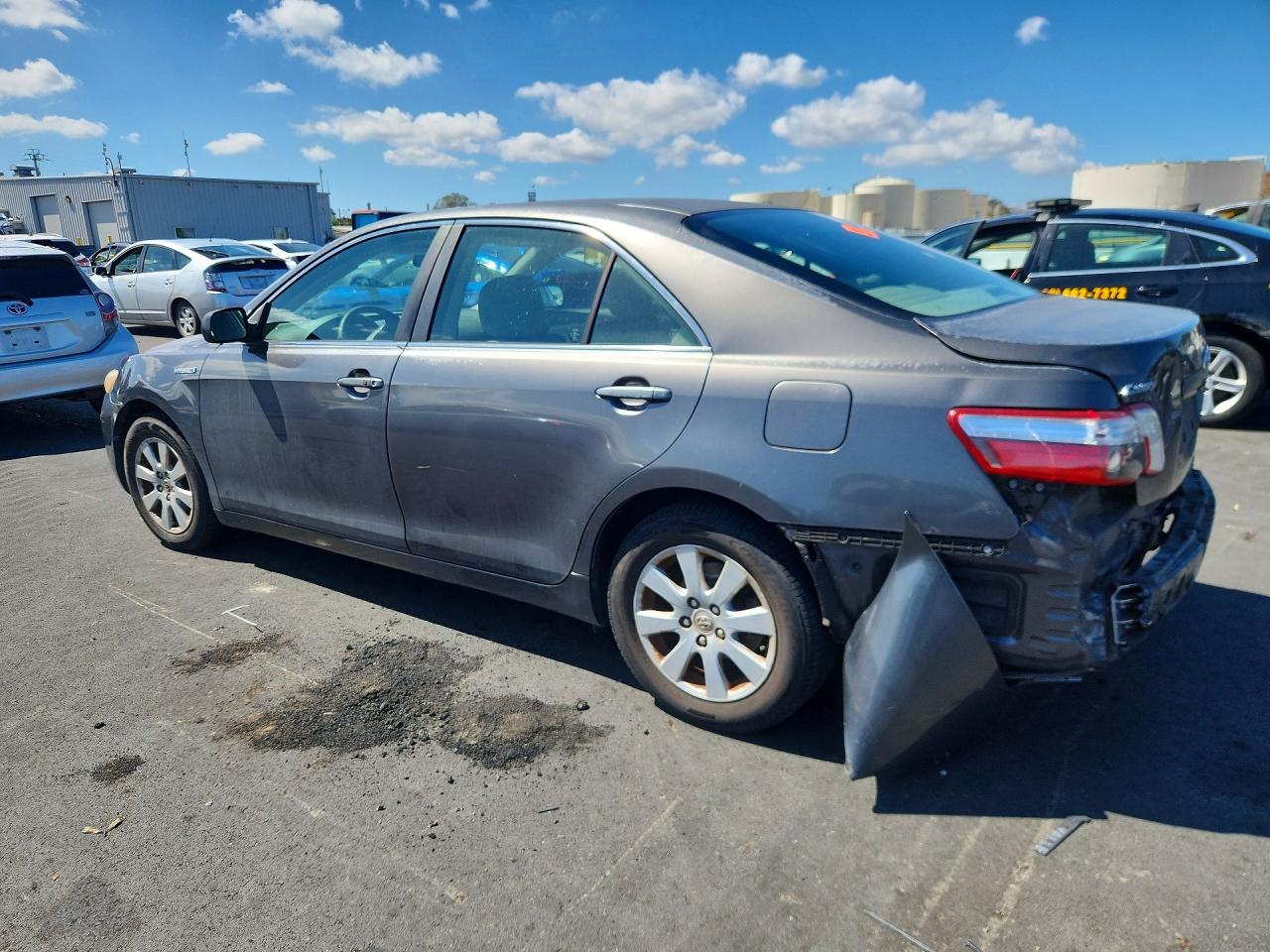 2007 Toyota Camry Hybrid Gray vin: JTNBB46KX73039203