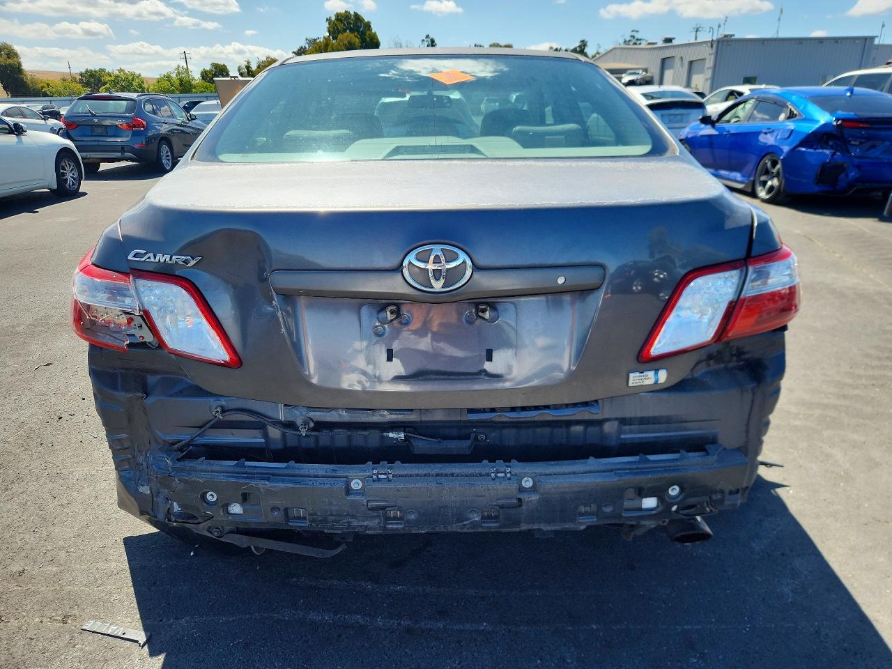 2007 Toyota Camry Hybrid Gray vin: JTNBB46KX73039203